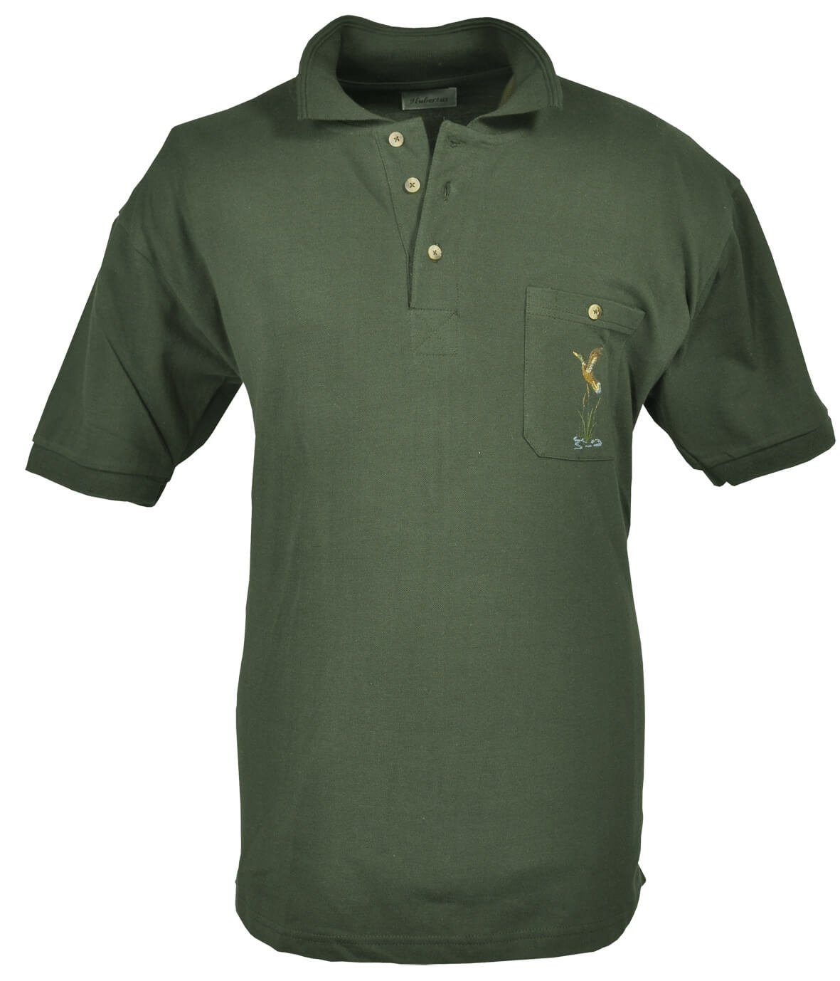 Hubertus® Hunting Poloshirt Polo-Shirt mit Motiv Jagdshirt von Oefele Jagd & Outdoor Shop NEU