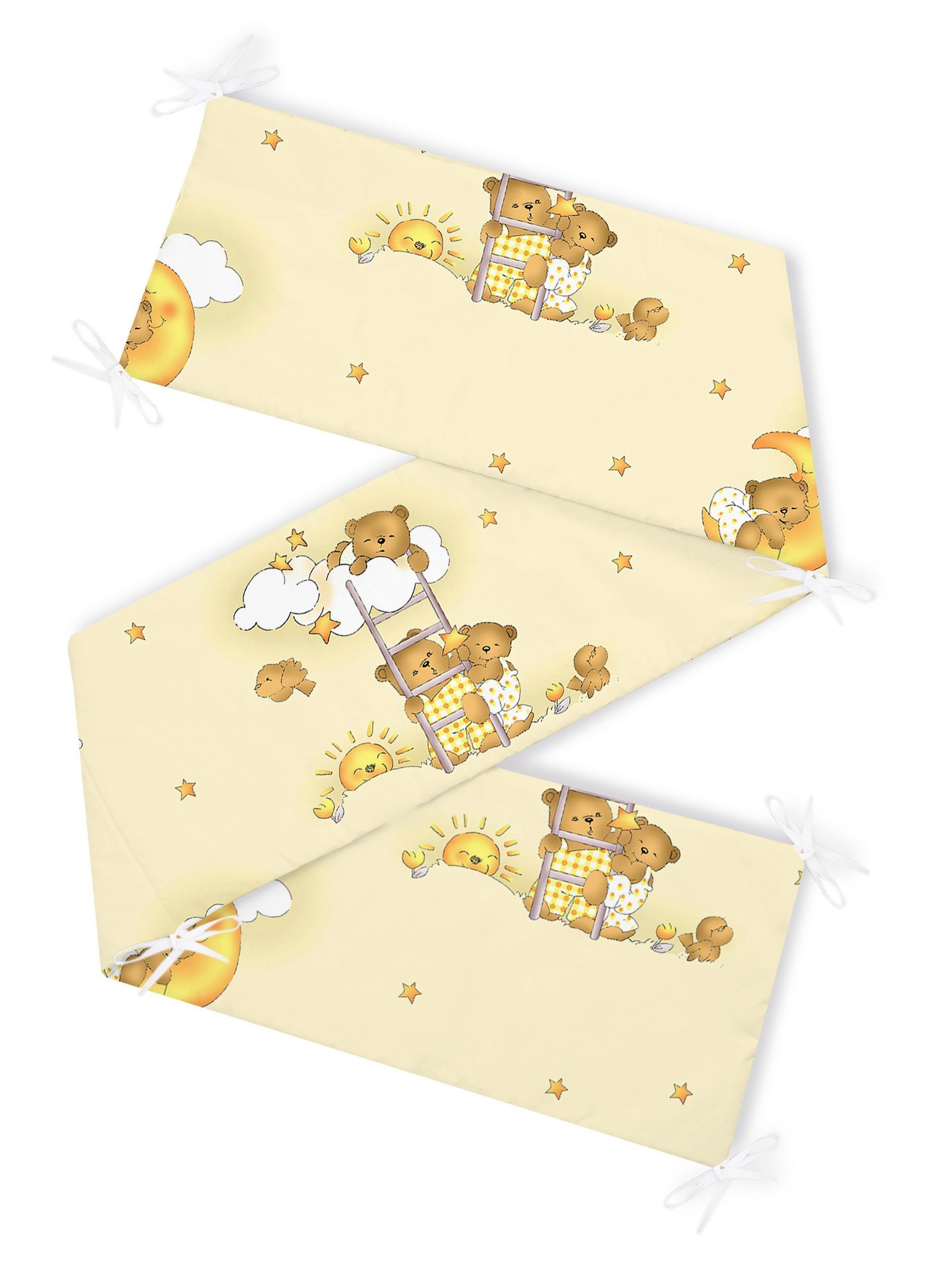 Amilian Bettnestchen Bettumrandung Kopfschutz 210x30 cm günstig online kaufen