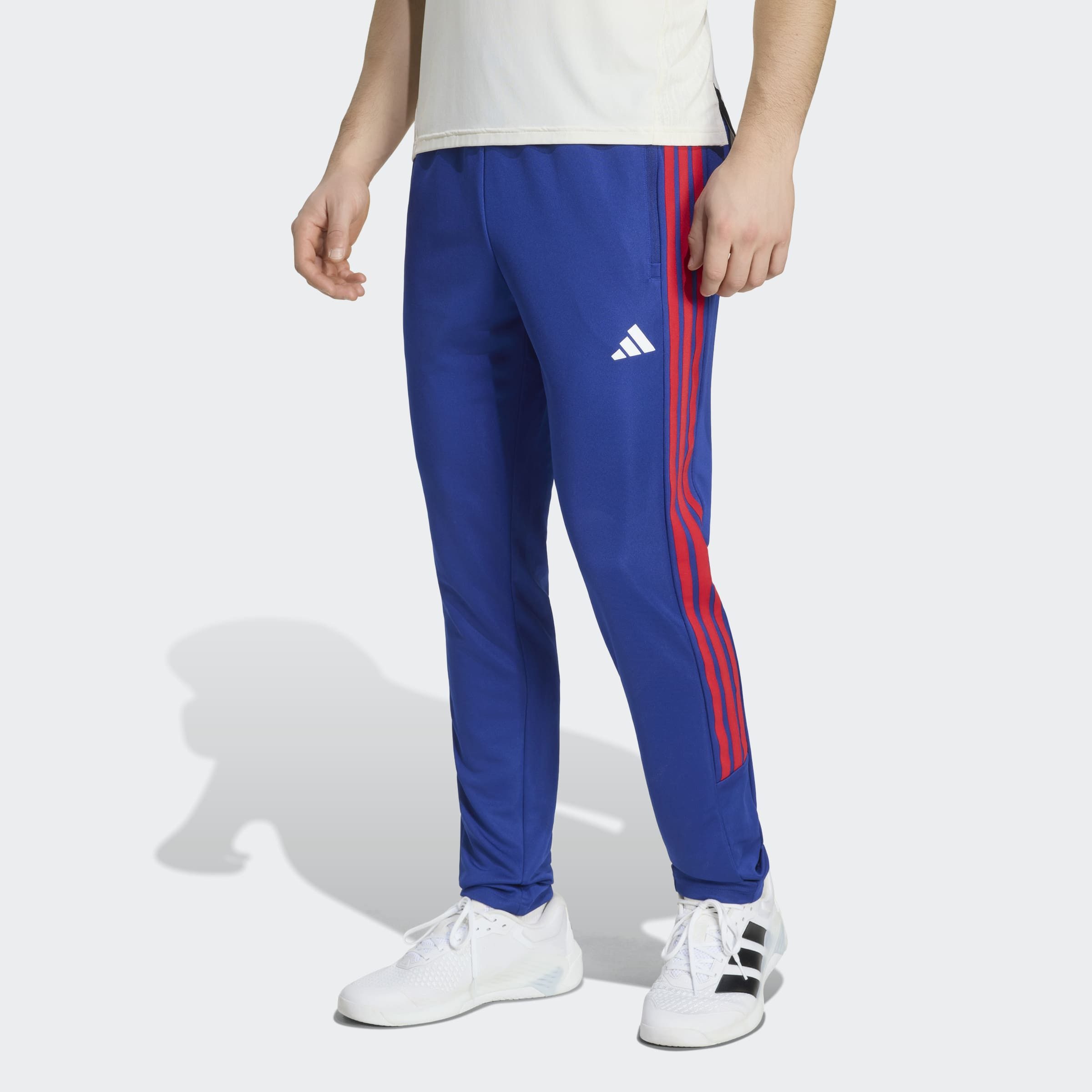 adidas Performance Sporthose WORKOUT ESSENTIALS ALL-SET 3-STREIFEN AUS GEWI günstig online kaufen
