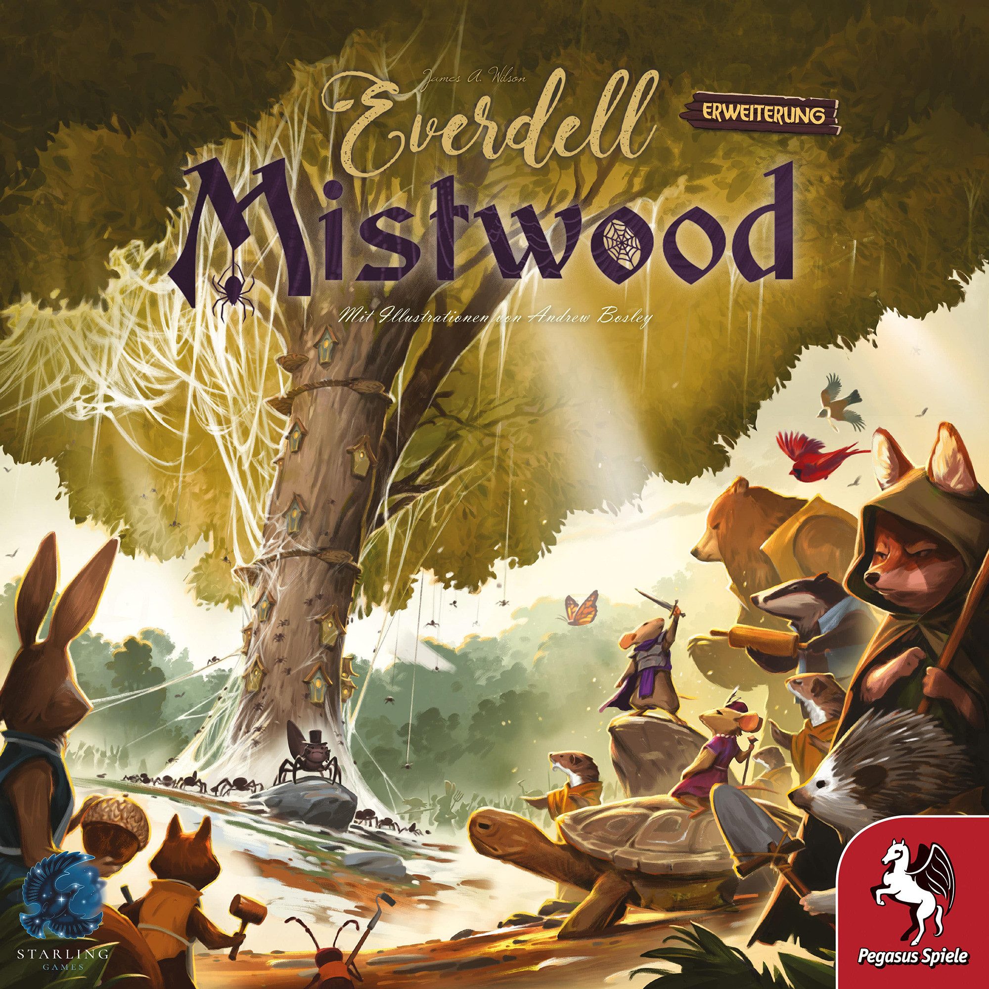 Pegasus Spiel Pegasus Everdell: Mistwood, Brettspiel