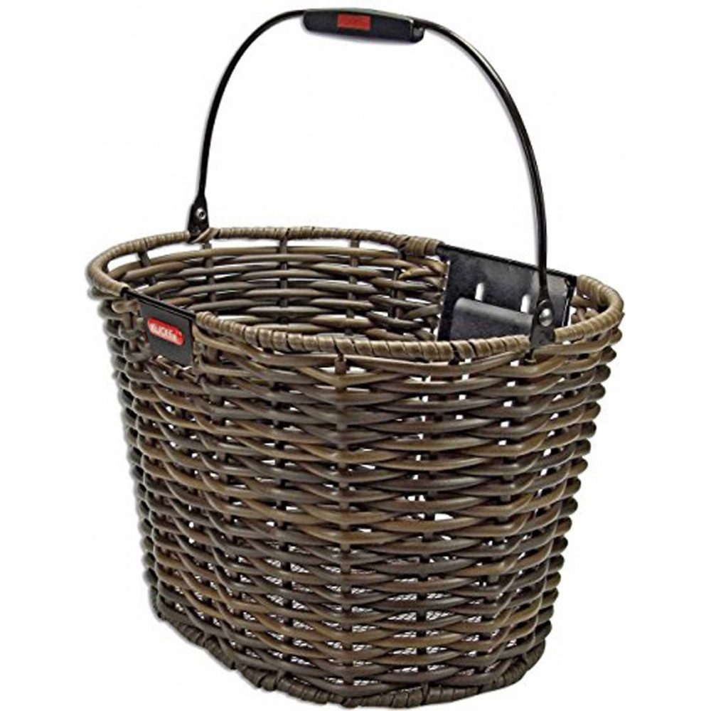 KlickFix Fahrradtasche KORBfix Korb Structura Oval Tasche in hochwertiger Verarbeitung