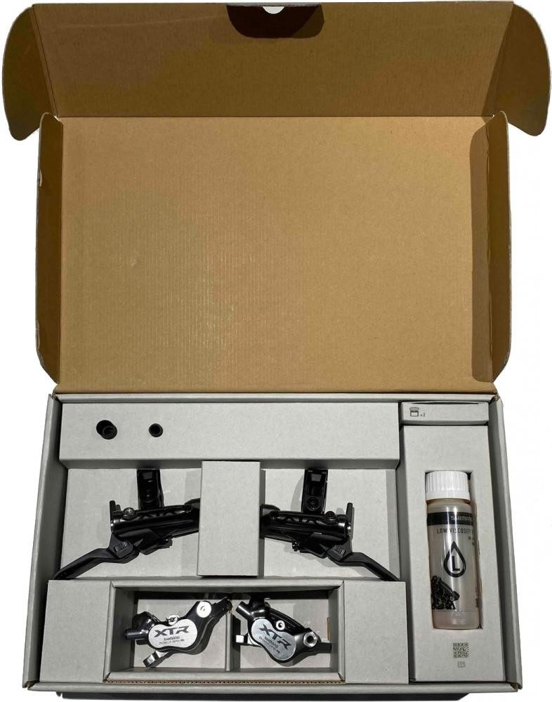 Shimano Scheibenbremse SHIMANO Scheibenbrems-Upgrade-Kit SHIMANO XTR BL-M9220+BR-M9220 brake