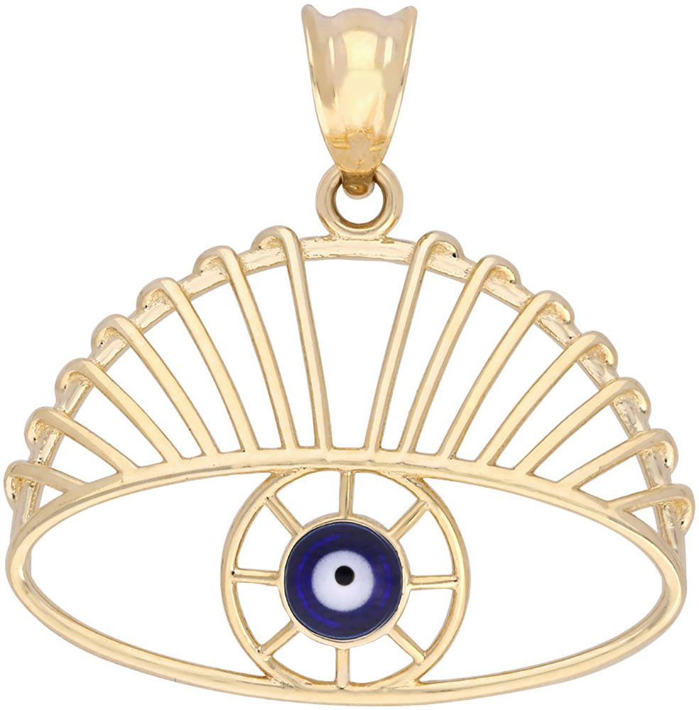 Firetti Кулоны Schmuck Geschenk Gold 375 "Nazar - blaues Auge" Anhänger Halskette