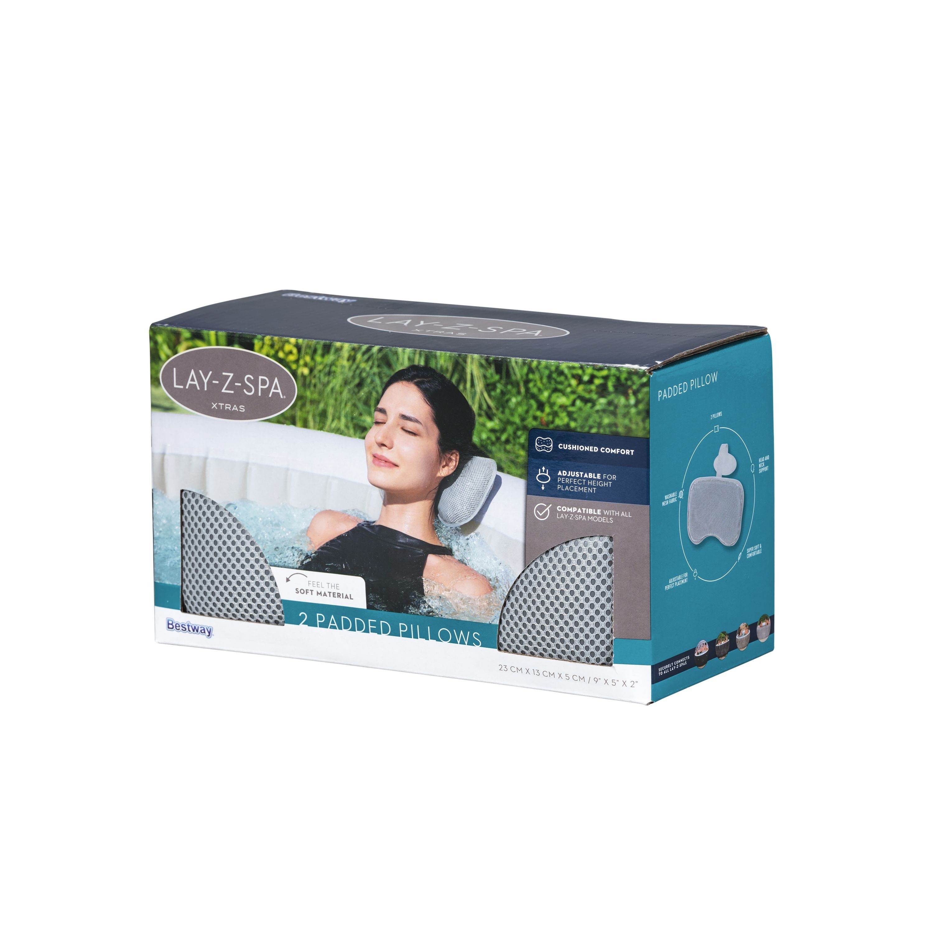Bestway Sitzkissen LAY-Z-SPA® Xtras Gepolstertes Nackenkissen günstig online kaufen