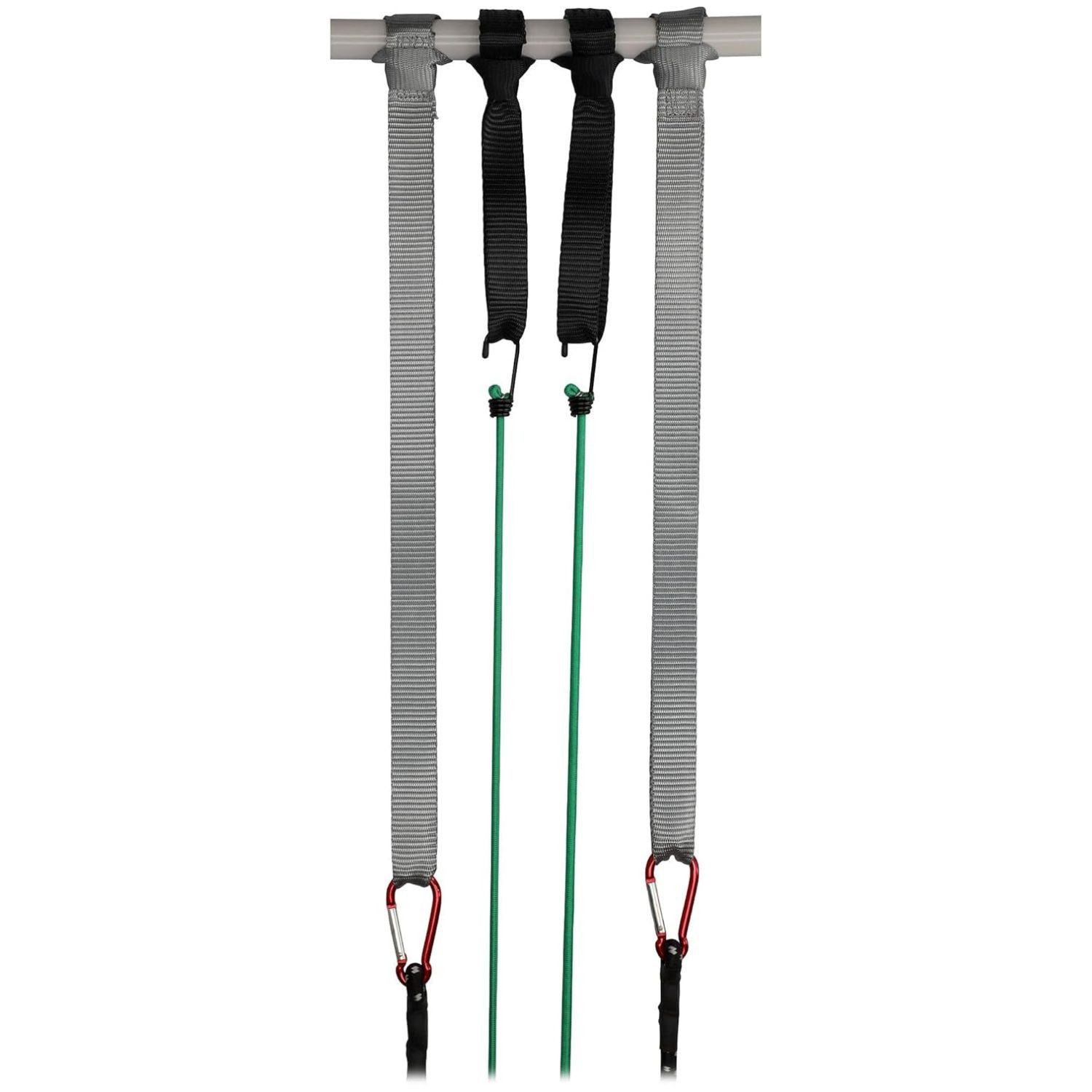 Spanngurt 4x Zurrschlaufen Set Gurtschlaufen Schwarz/Grau