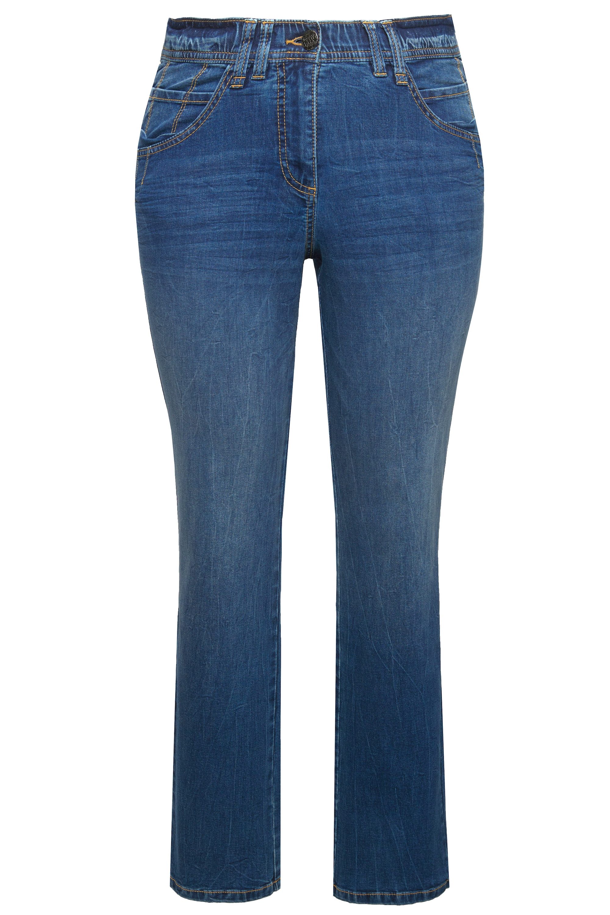 Ulla Popken 5-Pocket-Jeans Jeans Mandy weites günstig online kaufen