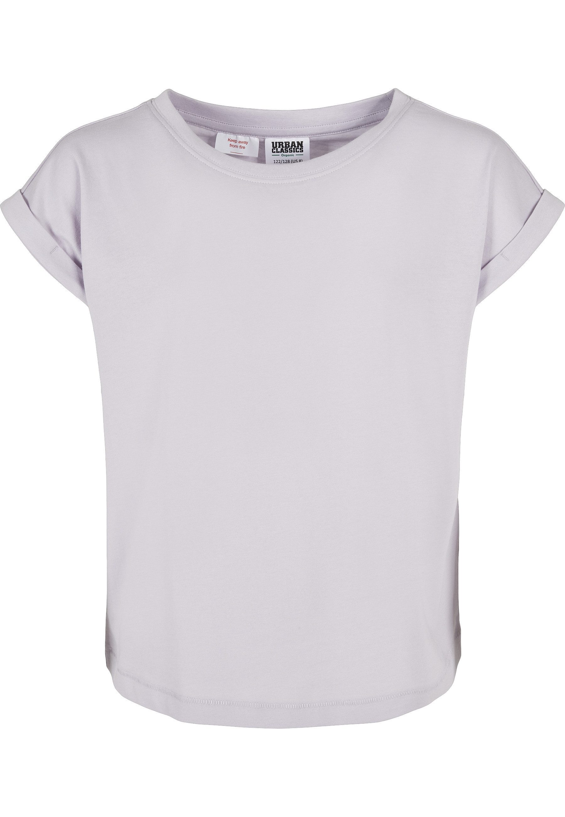T-Shirt Urban Classics Damen Girls Organic Extended Shoulder Tee