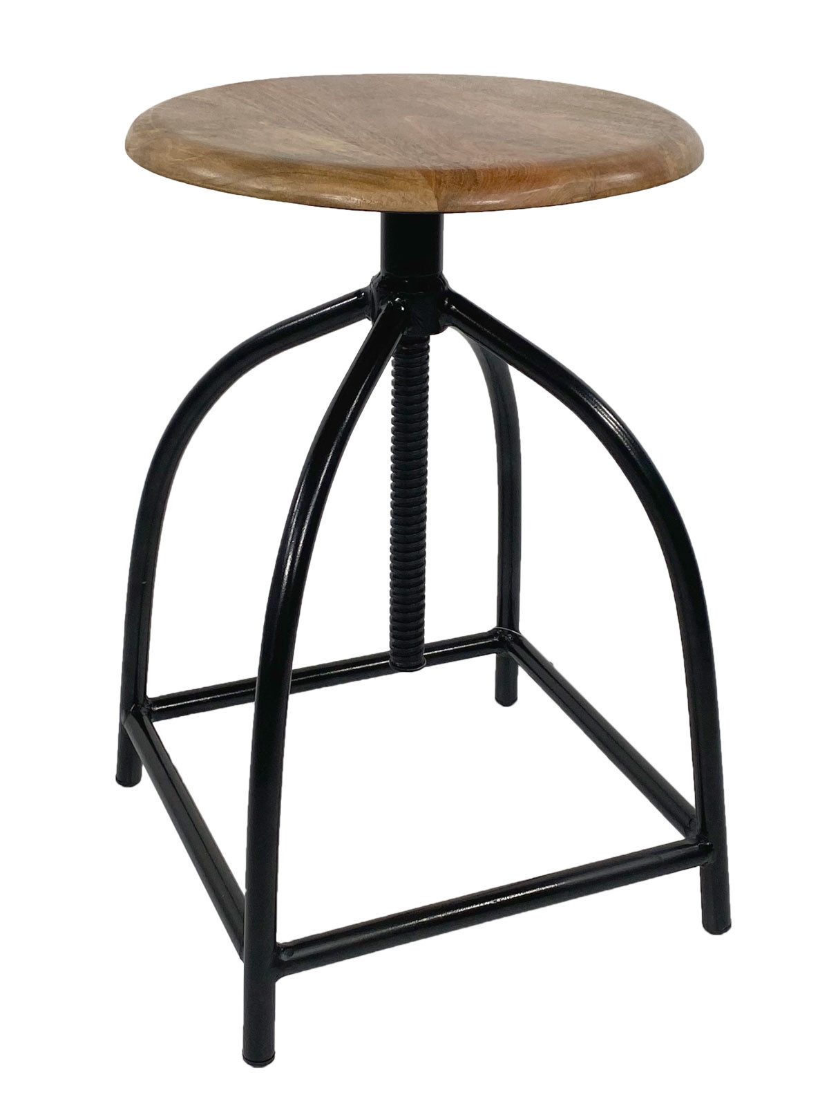 Amagohome Drehhocker Drehhocker Barhocker Hocker Drehstuhl höhenverstellbar Massivholz Sitz
