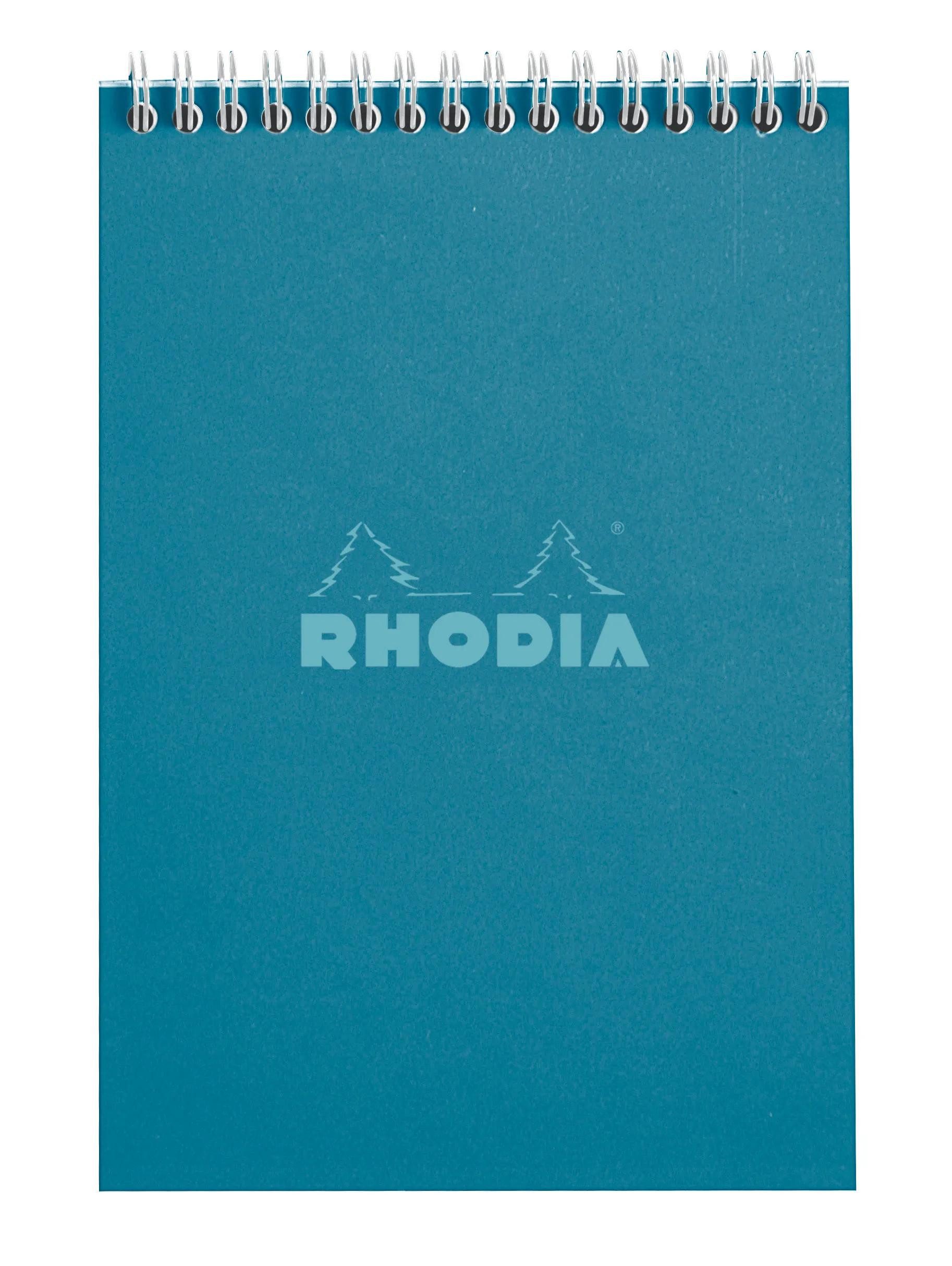 Rhodia Notizheft 5x Rhodia Block A5 Pfau Lin 80Bl 118414C, Spiralblock