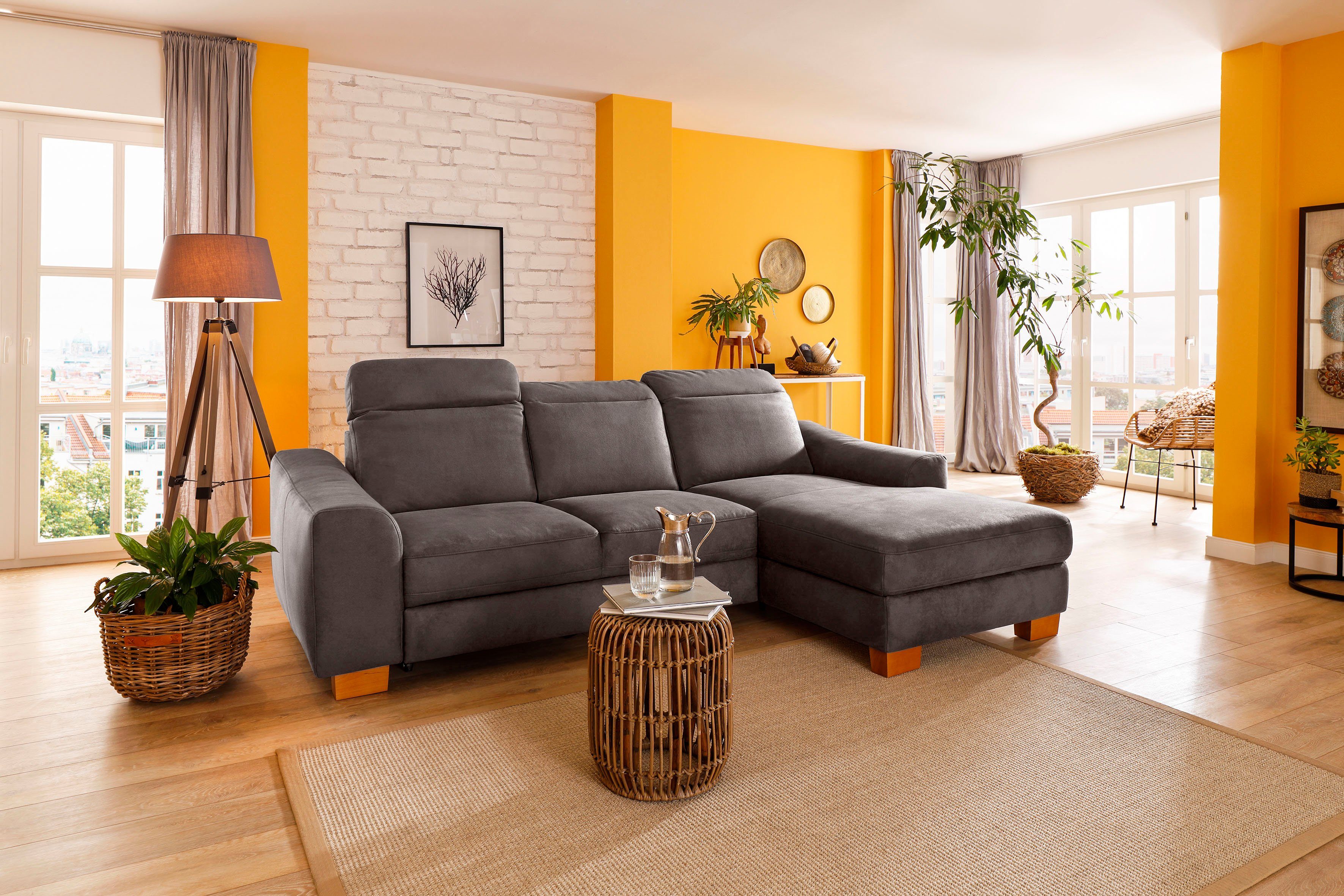 Home affaire Ecksofa Dundee L-Form, wahlweise günstig online kaufen