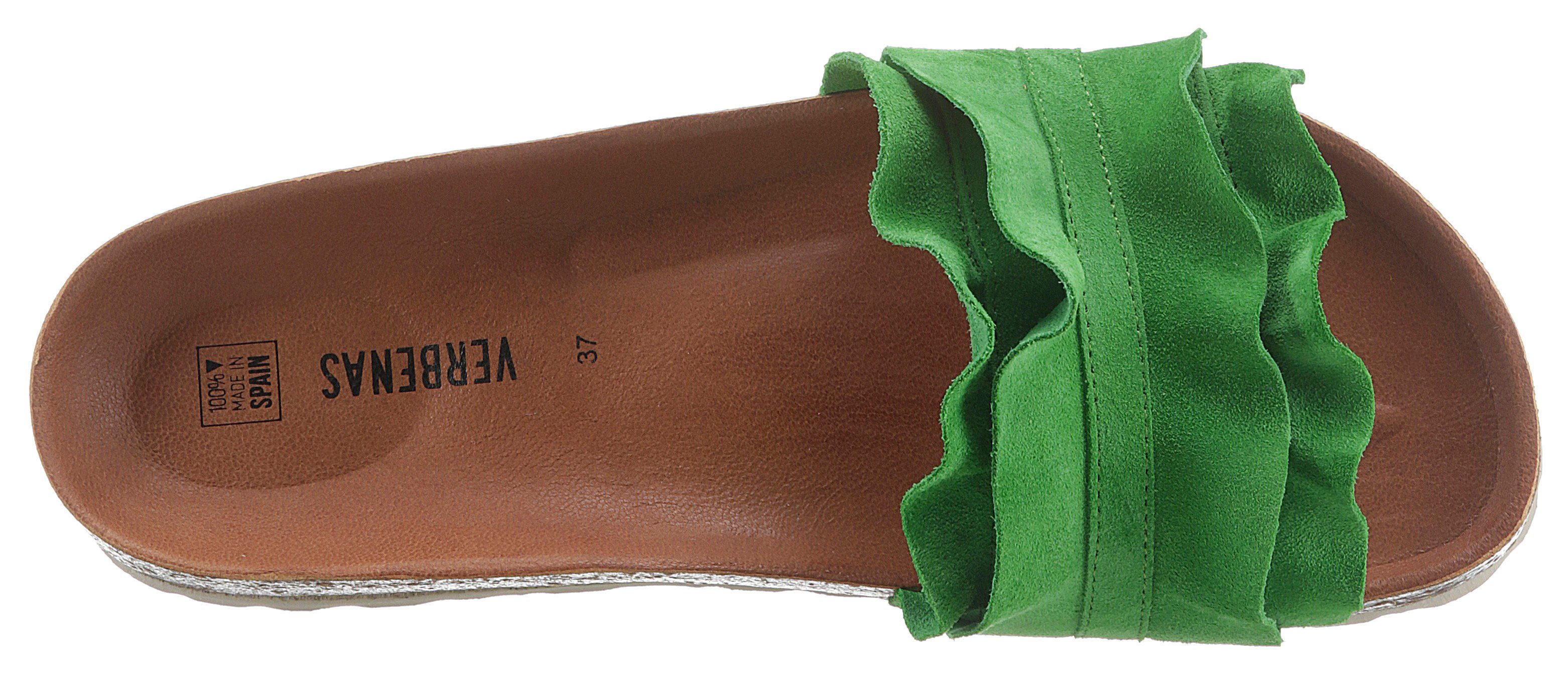 Rocio und grün VERBENAS Roda geeignet Pantolette Strand- für Badeausflüge
