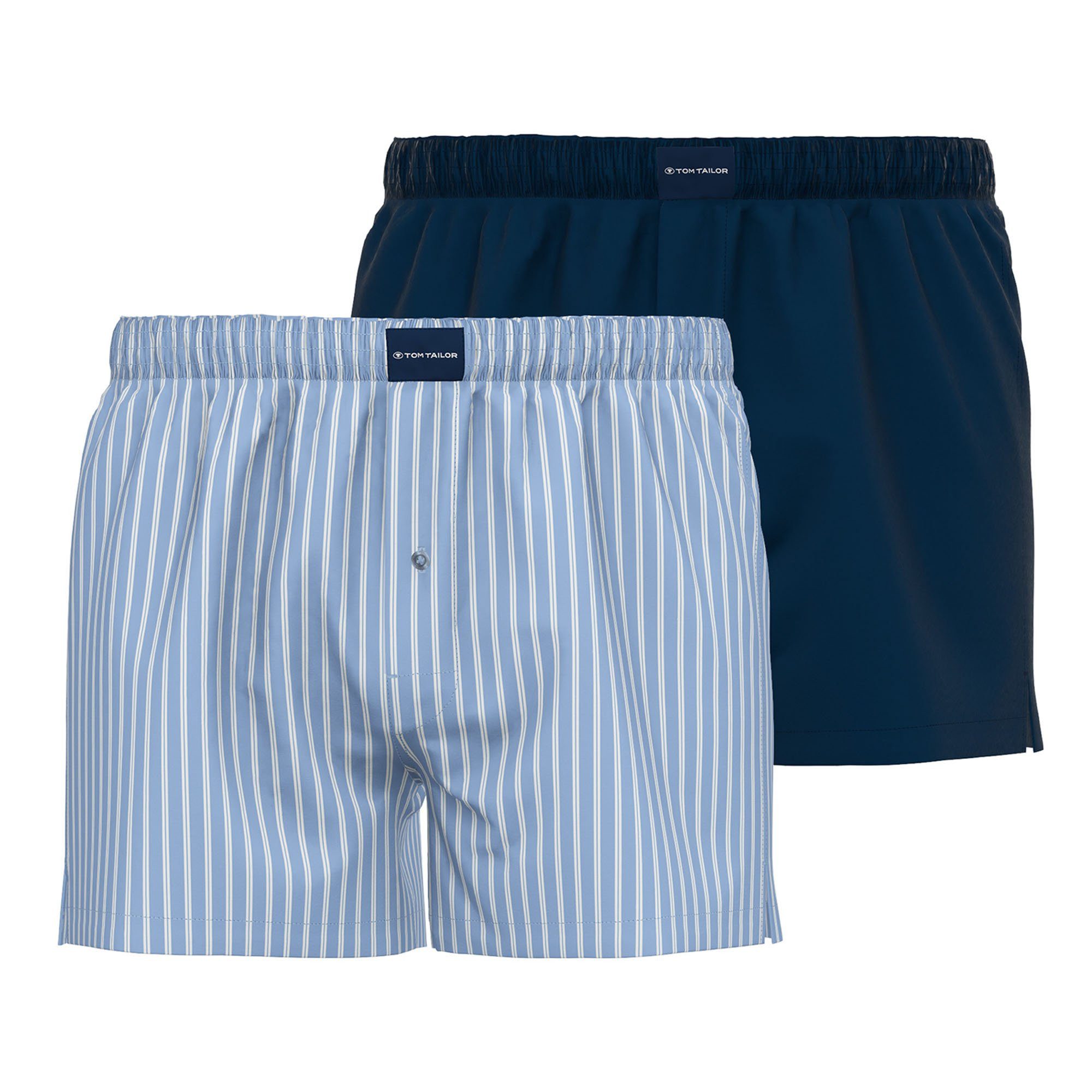 Boxershorts Herren Web-Boxershorts 2er Pack Baumwolle