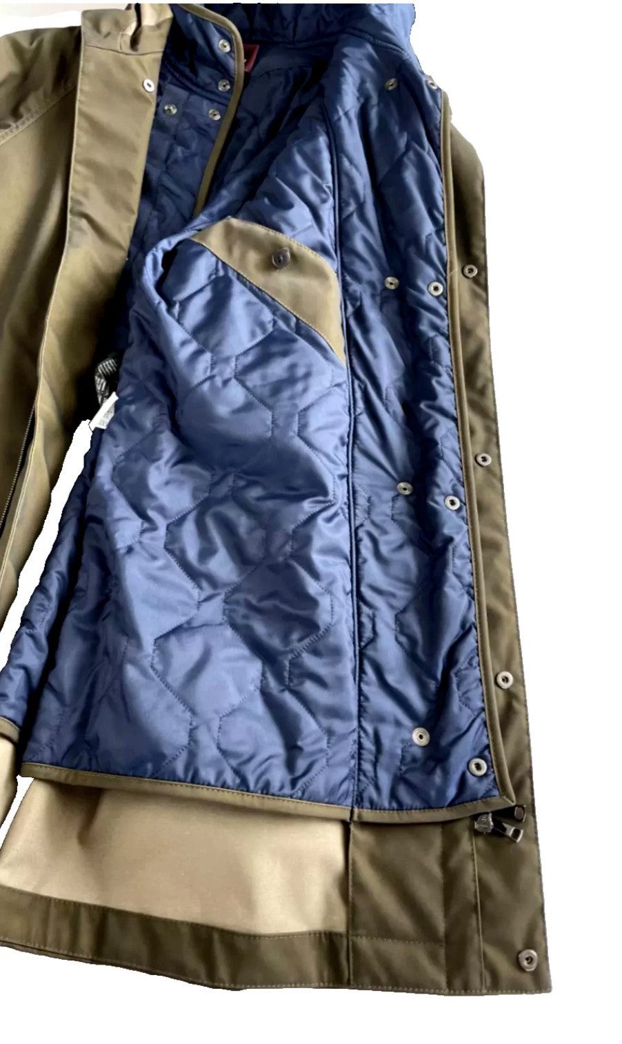 ALBERO ITALY Parka Mantel Jacke Made in Italy 2-in-1 Winddicht, wasserabweisend & atmungsaktiv.