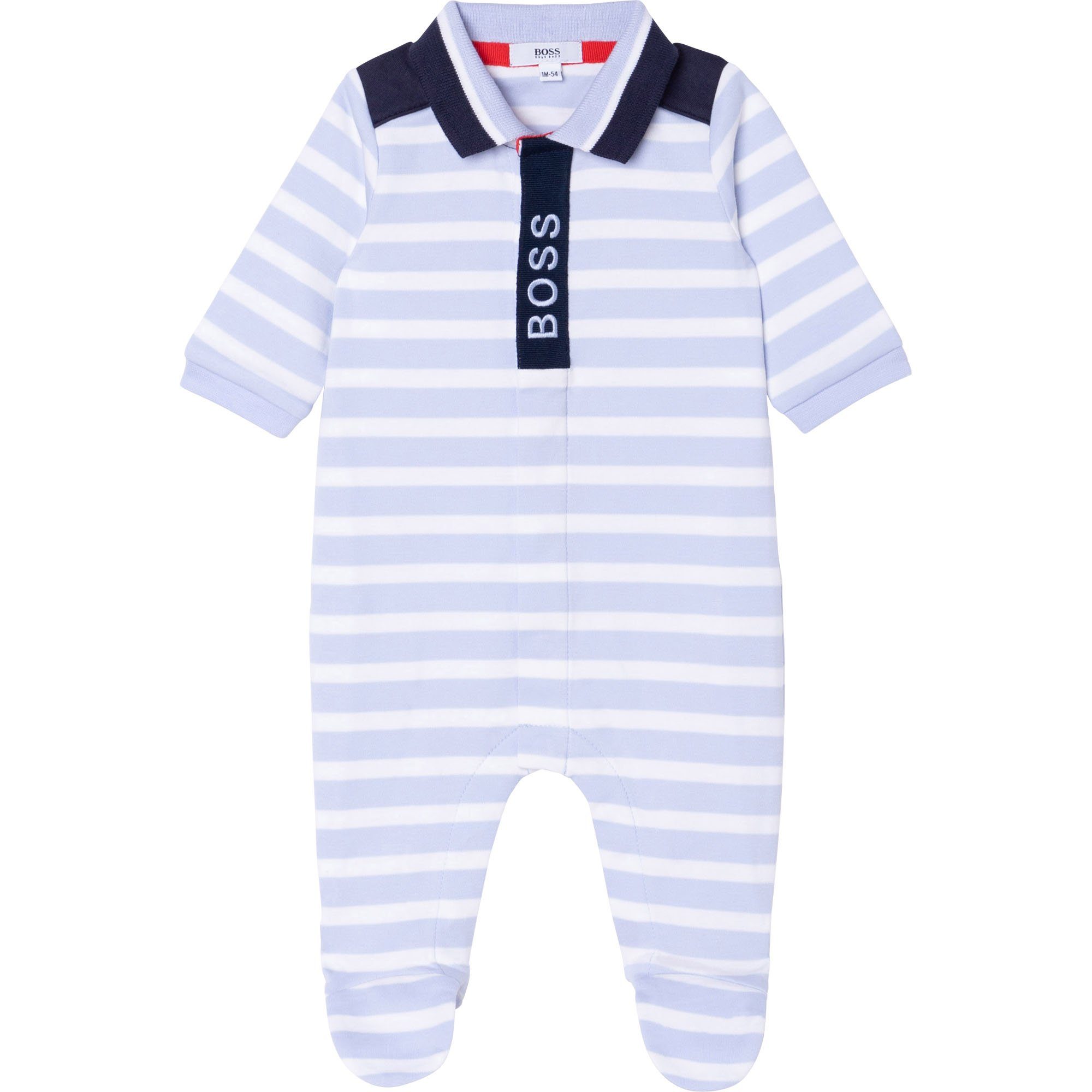 BOSS Strampler »HUGO BOSS Baby Strampler Bodysuit blau gestreift« online  kaufen | OTTO