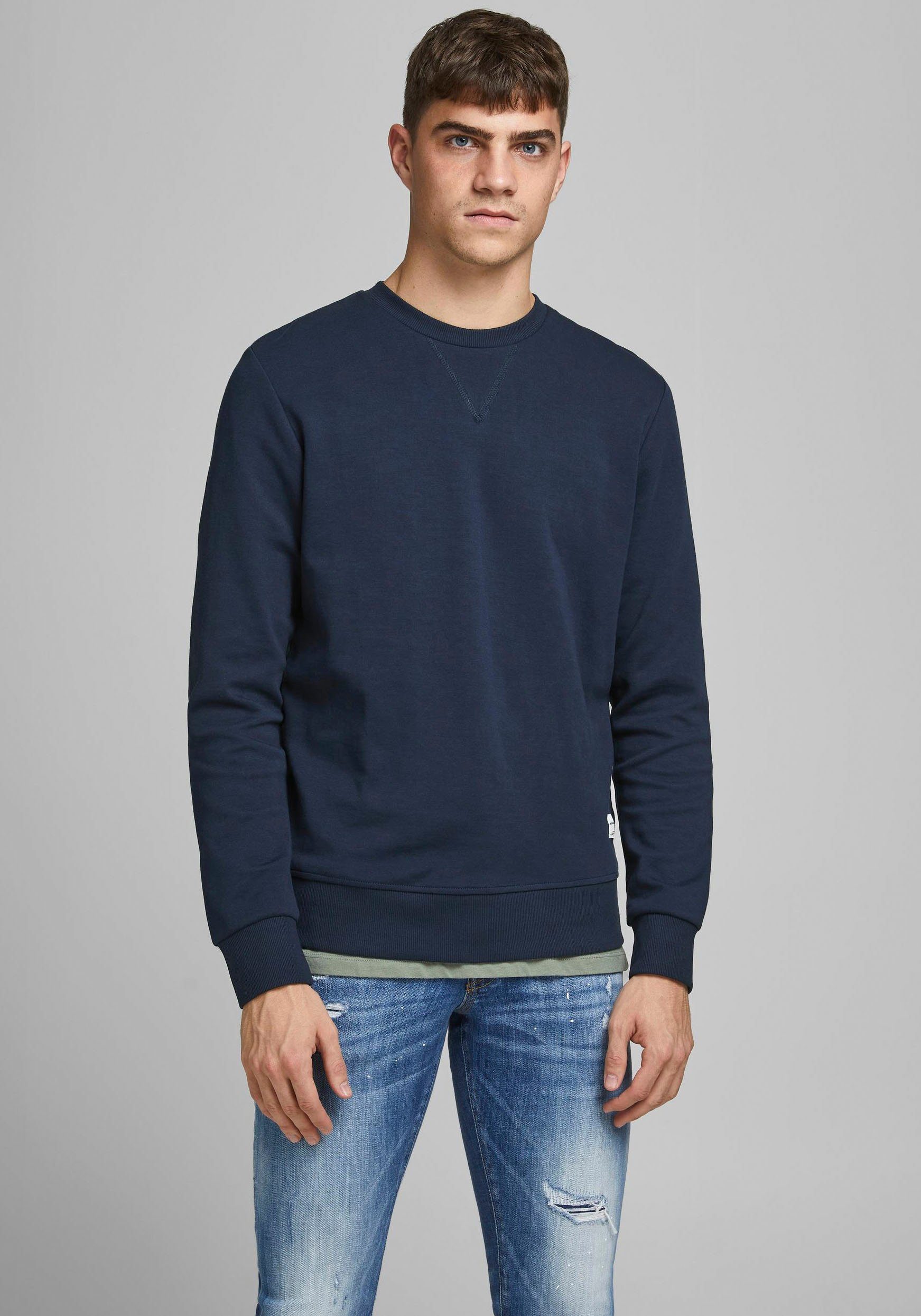 Jack & Jones Sweatshirt BASIC SWEAT navy