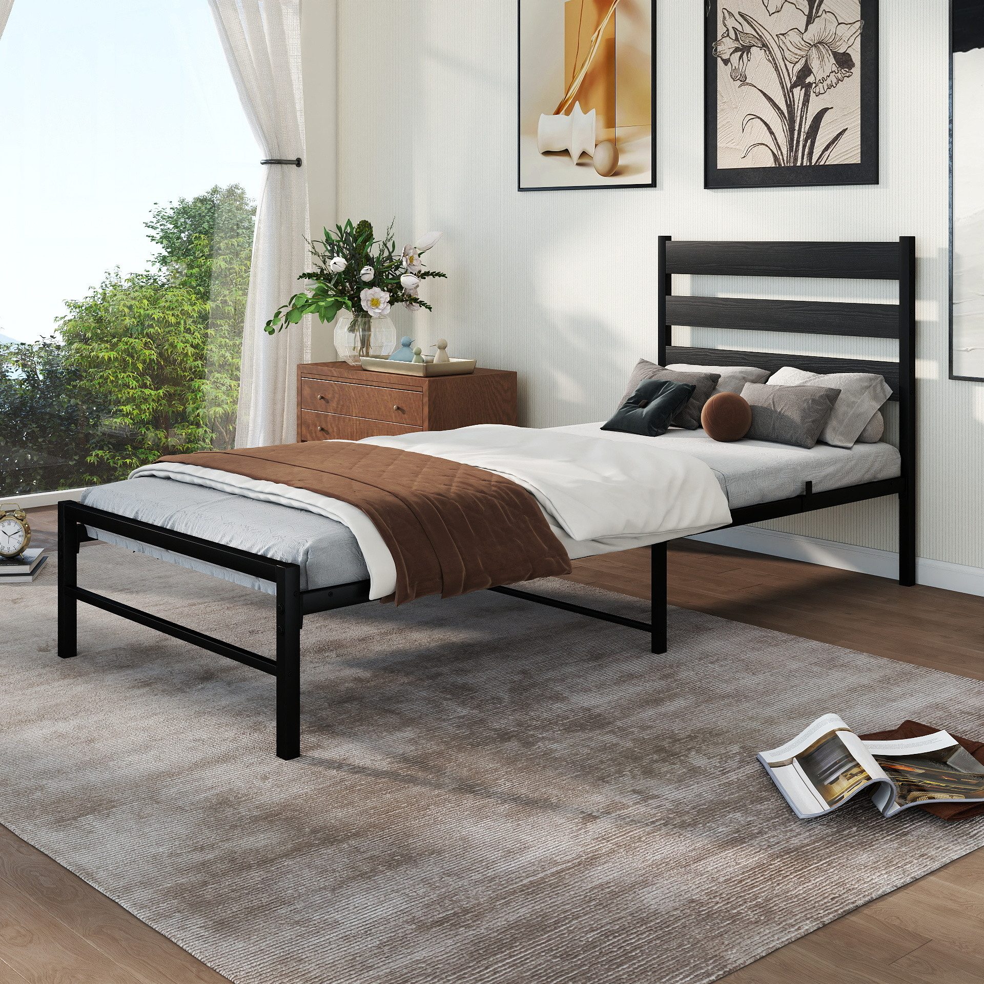 REDOM Metallbett Modernes Design, Metallbett mit günstig online kaufen