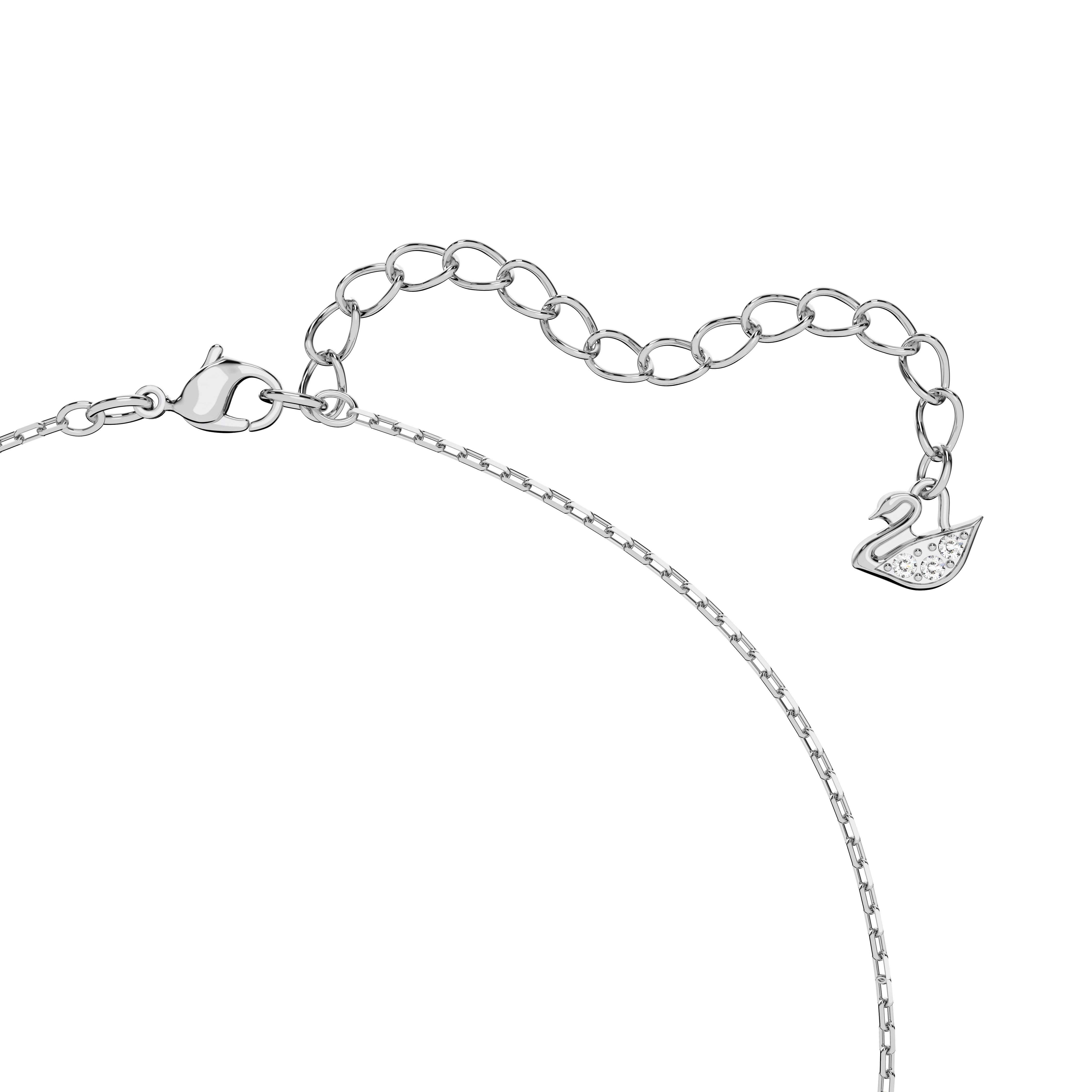 Swarovski Goldkette weiß...