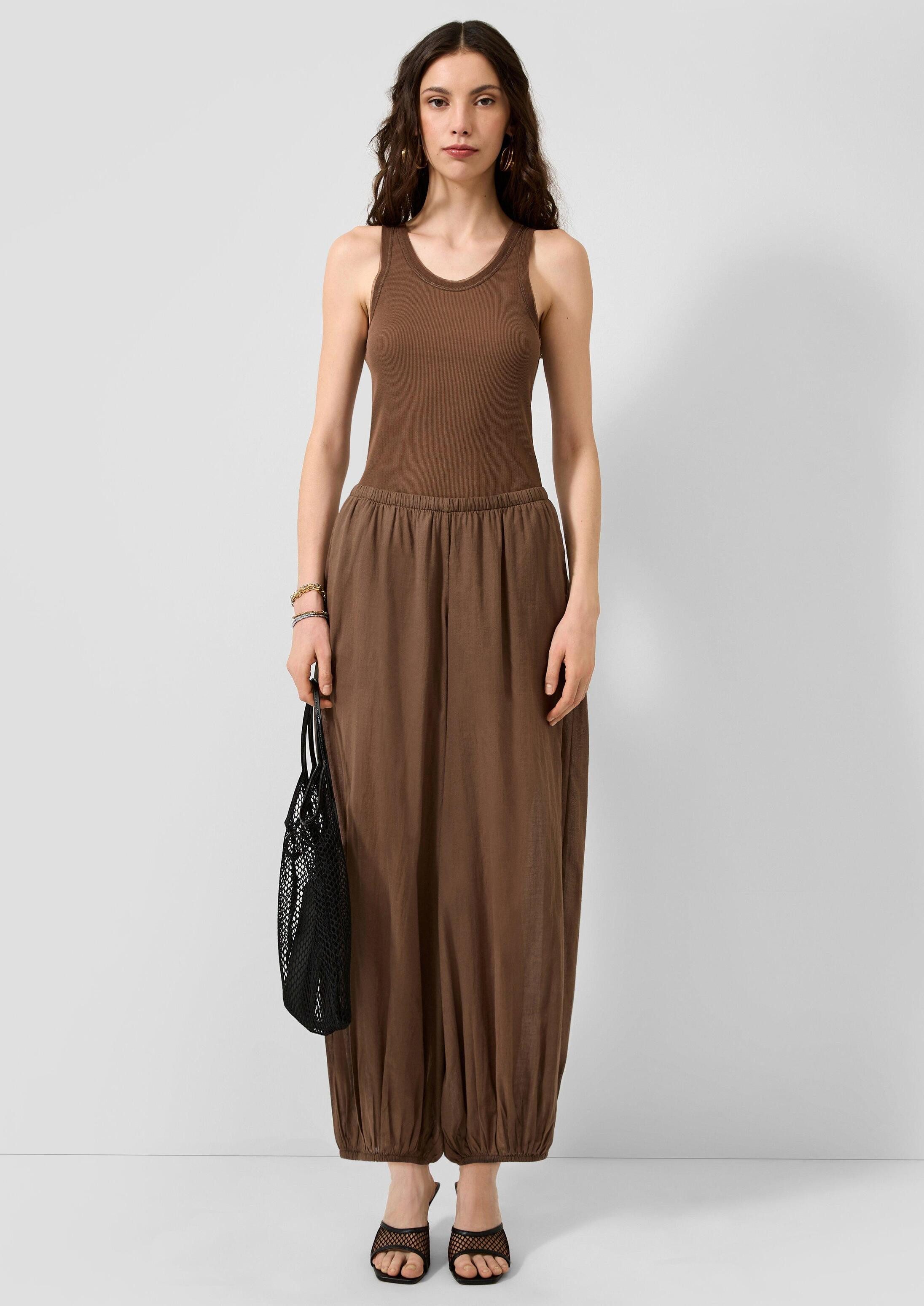 QS Chinos Hose Pumphose aus Baumwolle