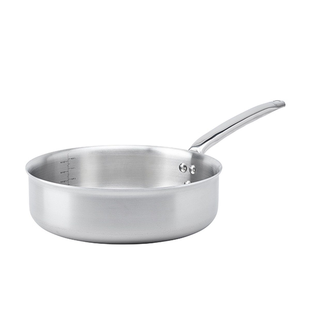de Buyer Sauteuse Alchimy, gerade 28 cm - Edelstahl-Mehrschichtmaterial