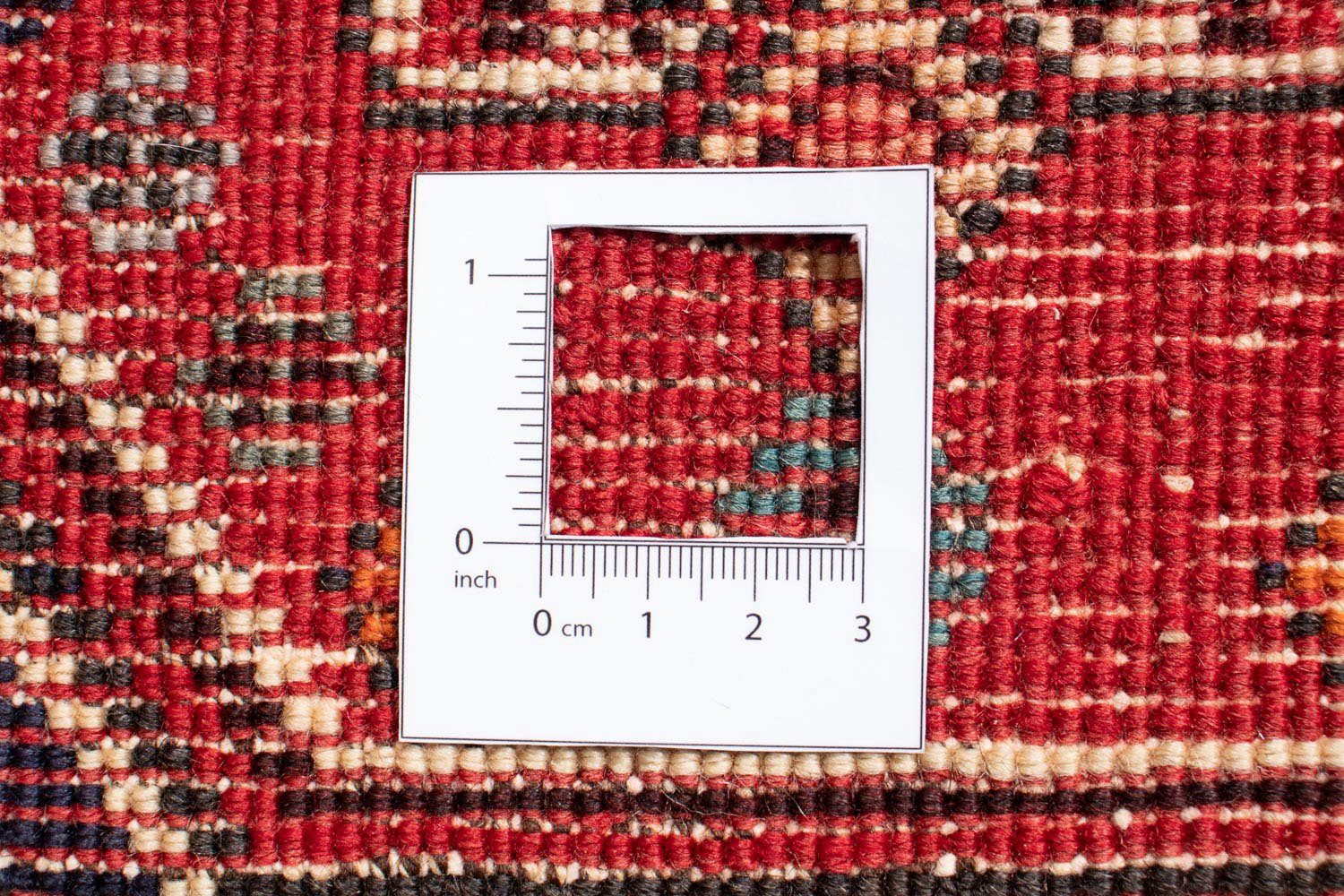 Orientteppich Perser - Nomadic morgenland, Einzelstück 290 - 208 mit x cm Handgeknüpft, 10 dunkelrot, Zertifikat rechteckig, Höhe: mm, - Wohnzimmer