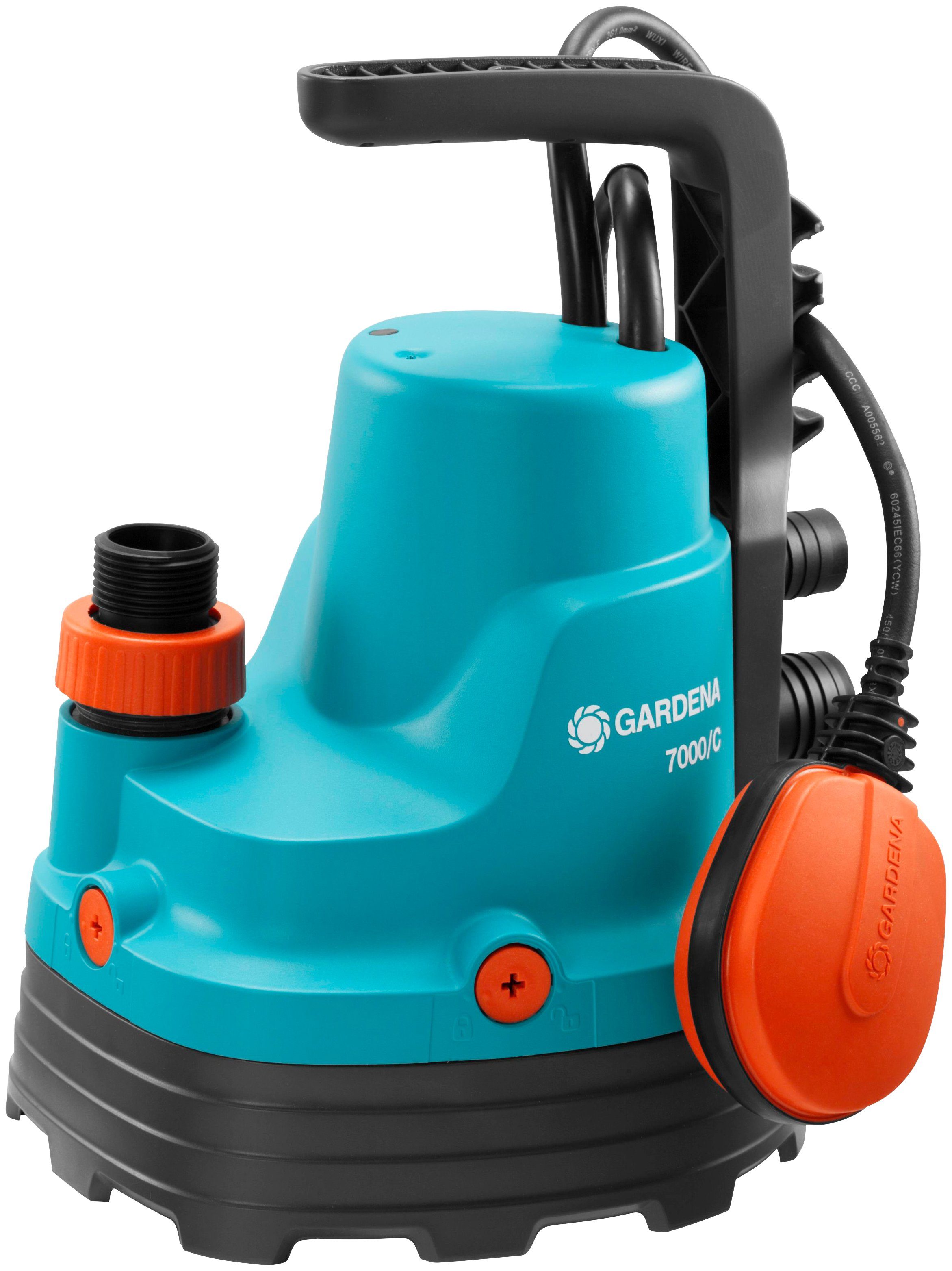 GARDENA Klarwasser-Tauchpumpe »7000/C, 01661-61«, 7.000 l/h max