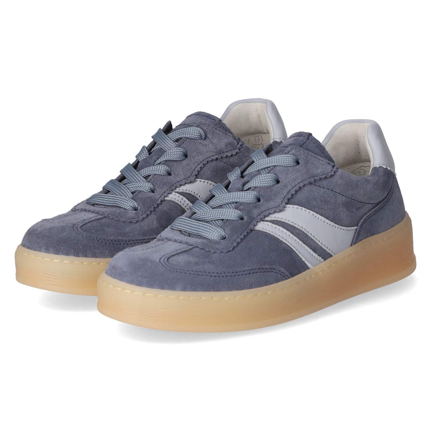 Gabor Gabor 86.475.36 Damen Rauleder blue Schnürschuh