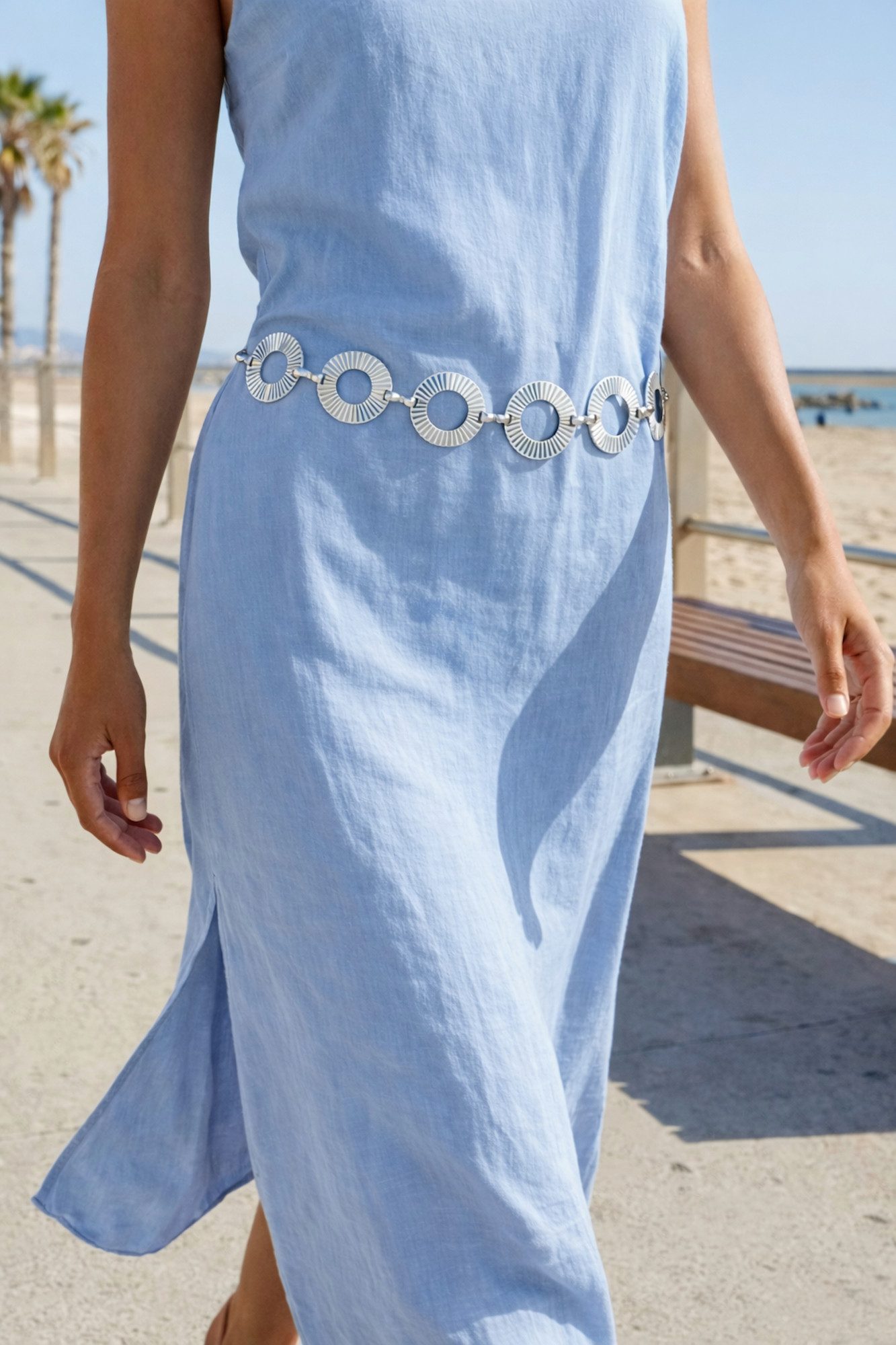 Ella Jonte Kettengürtel im 60er/70er Retro-Look – Längenverstellbar