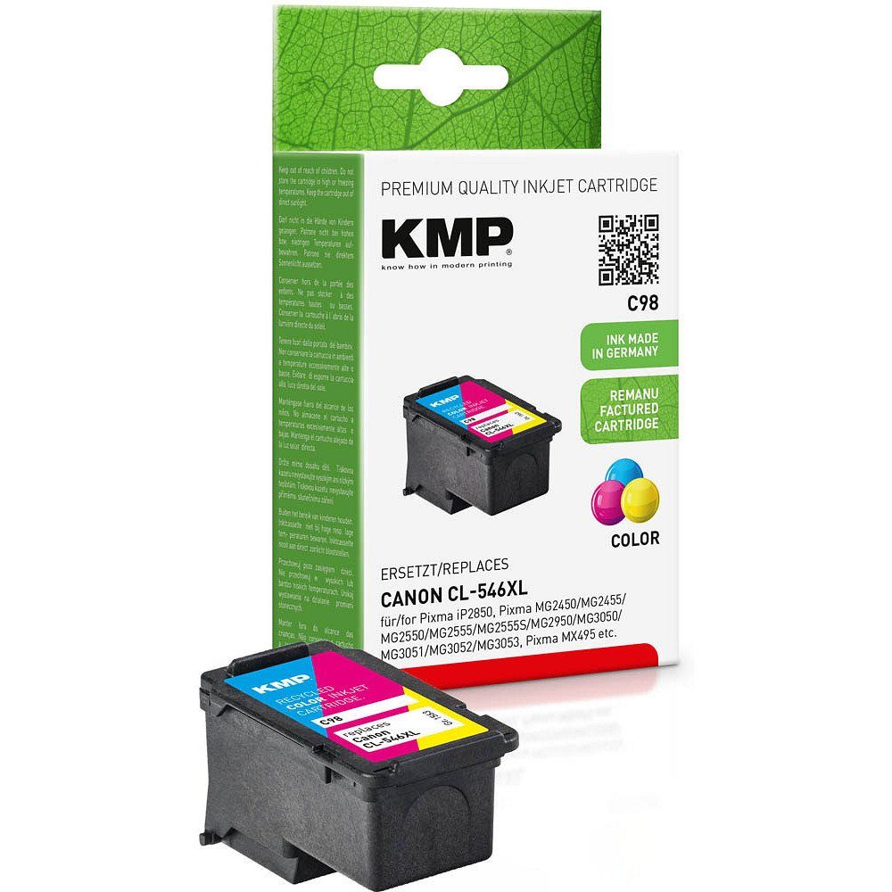 1 (1-tlg) - C98 ERSETZT KMP CL-546XL Tinte color Tintenpatrone