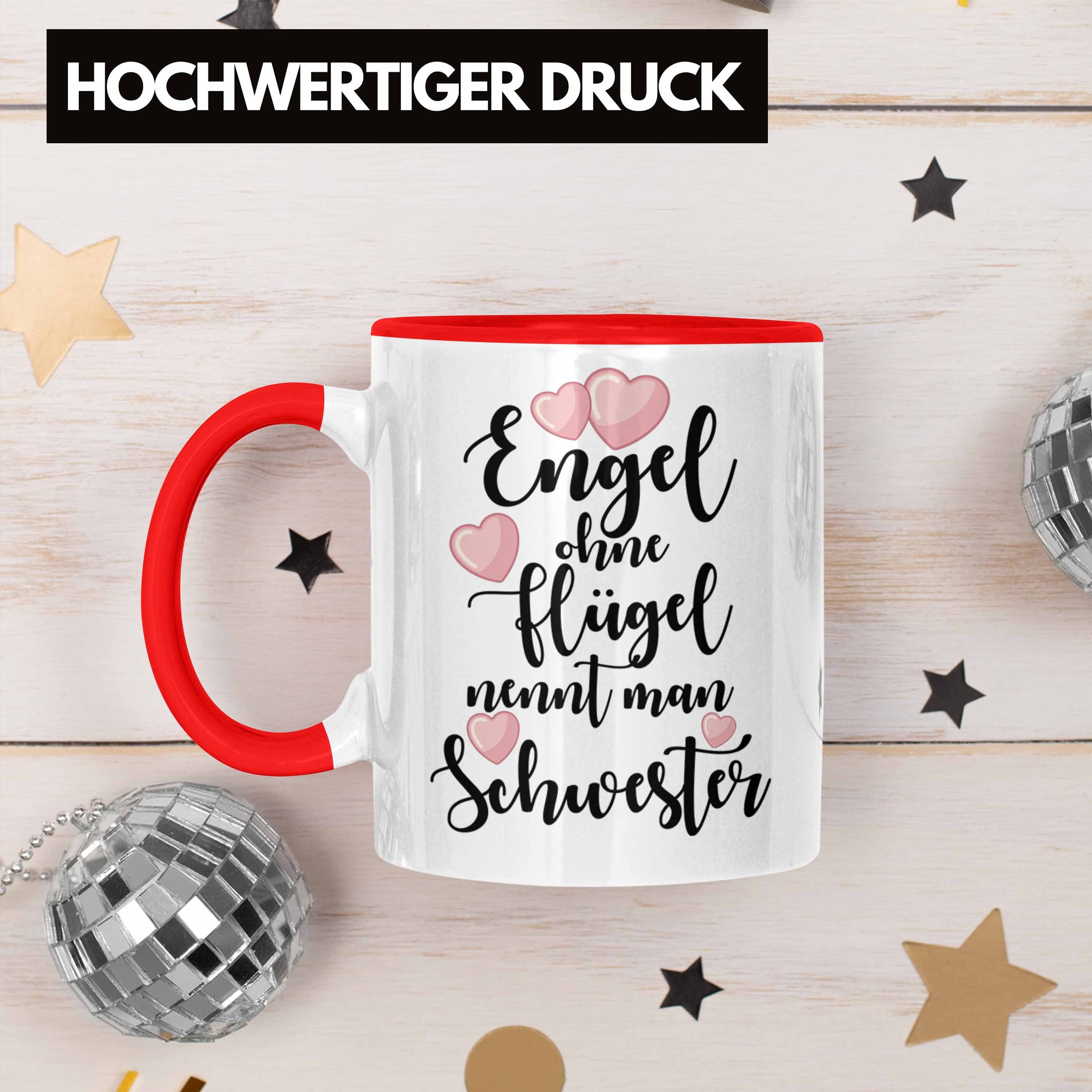 Bruder Geschenk Rot Trendation Trendation Weihnachten - Tasse Lustig Geschenkideen Mug Beste Tasse Kaffeetasse Schwestern Schwester Geburtstag