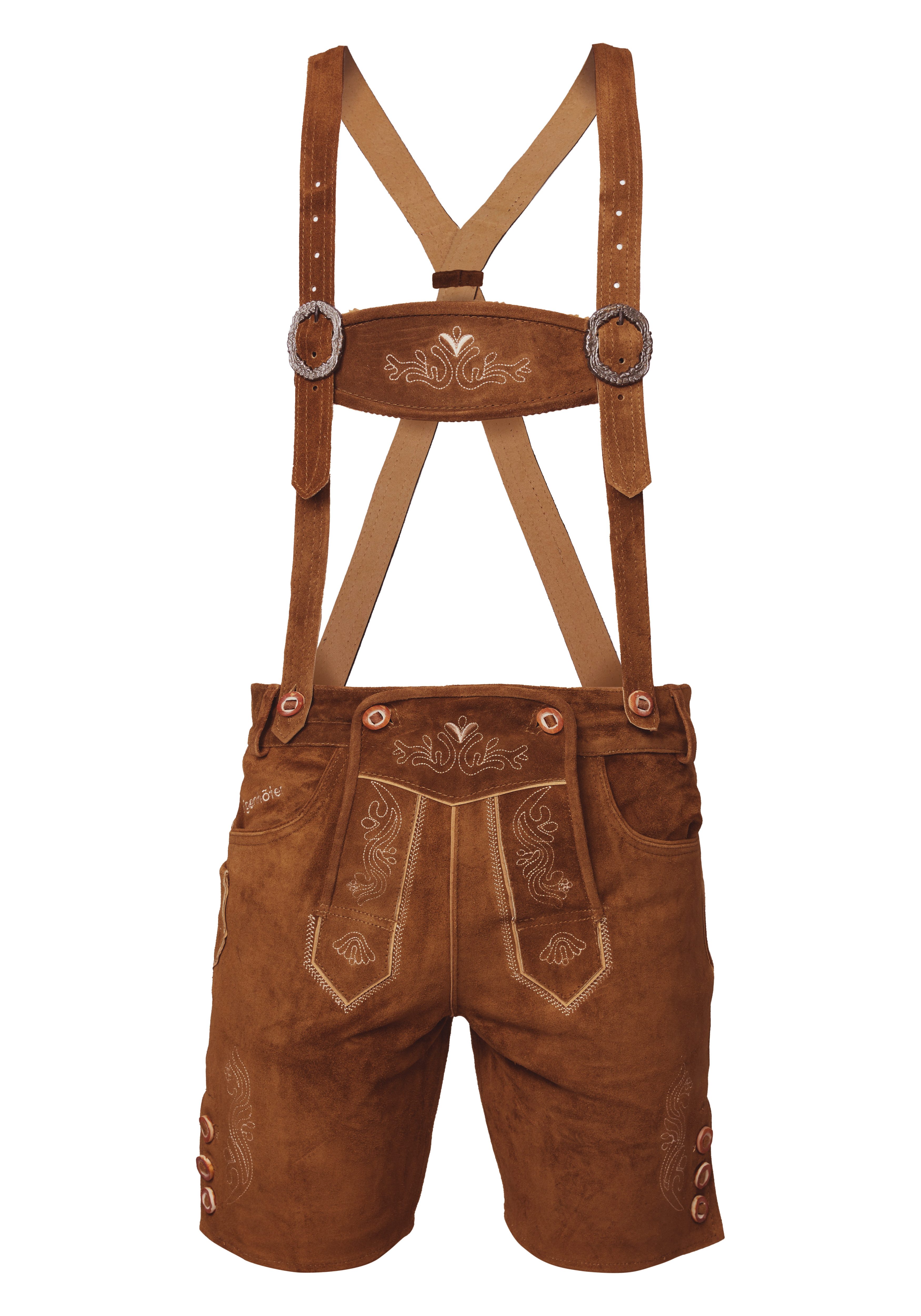 Steigenhöfer Manufaktur Trachtenlederhose "ANTON" kurze Trachtenhosen günstig online kaufen