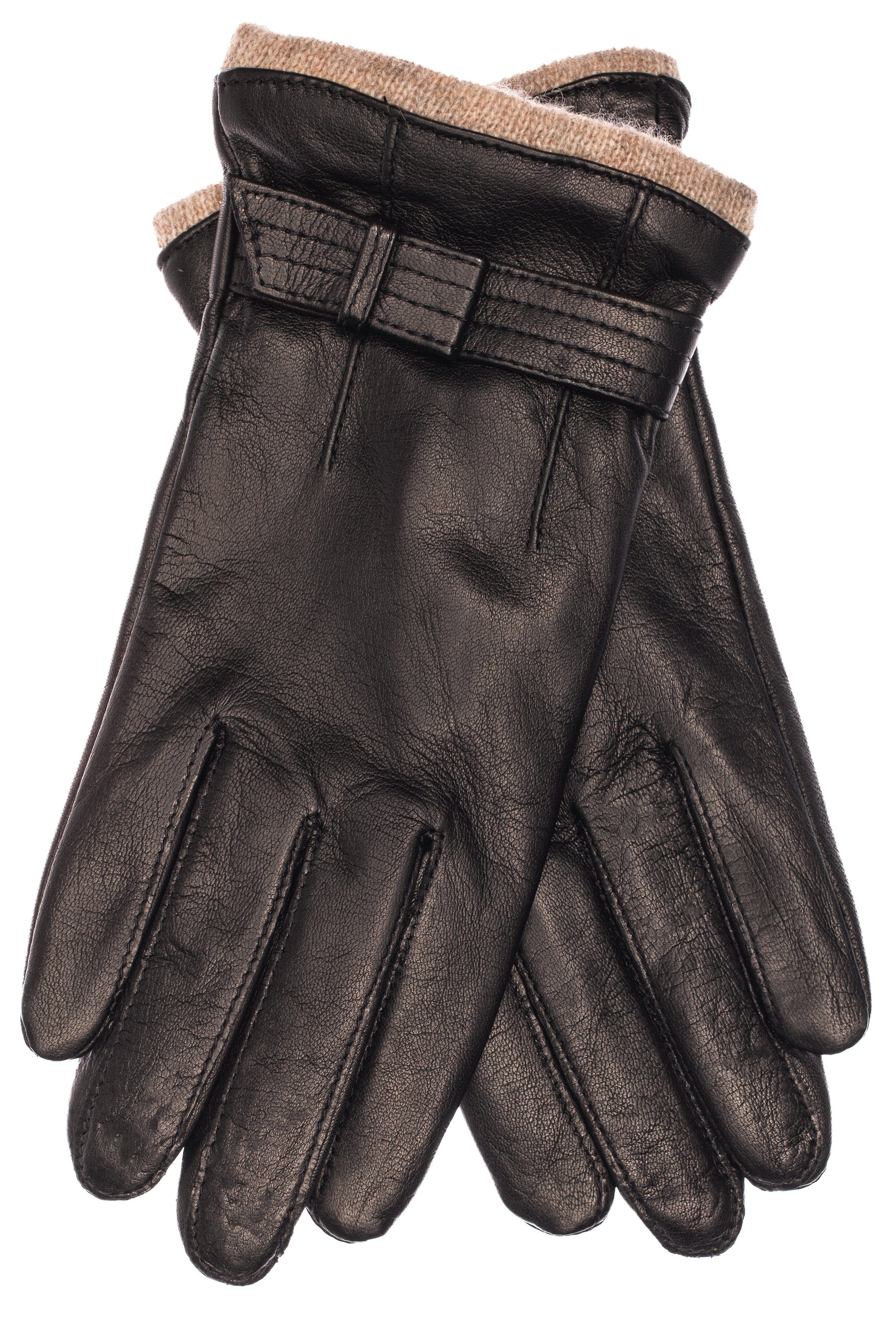 EEM Lederhandschuhe »Damen-1527«, Damen Handschuhe aus weichem  italienischem Lammnappaleder online kaufen | OTTO
