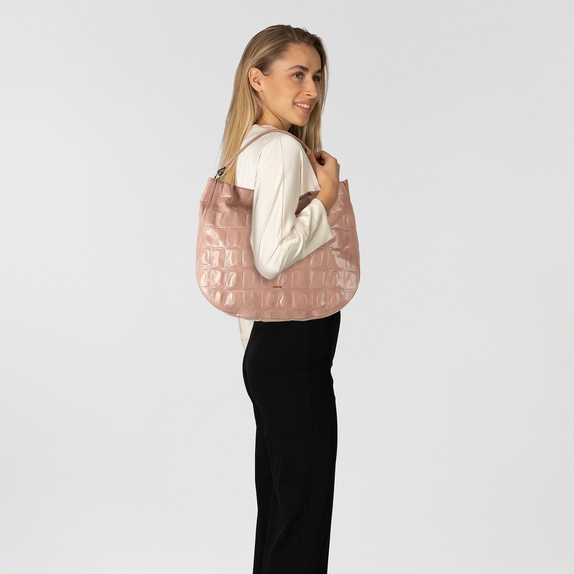 Abro Schultertasche Mia, Leder