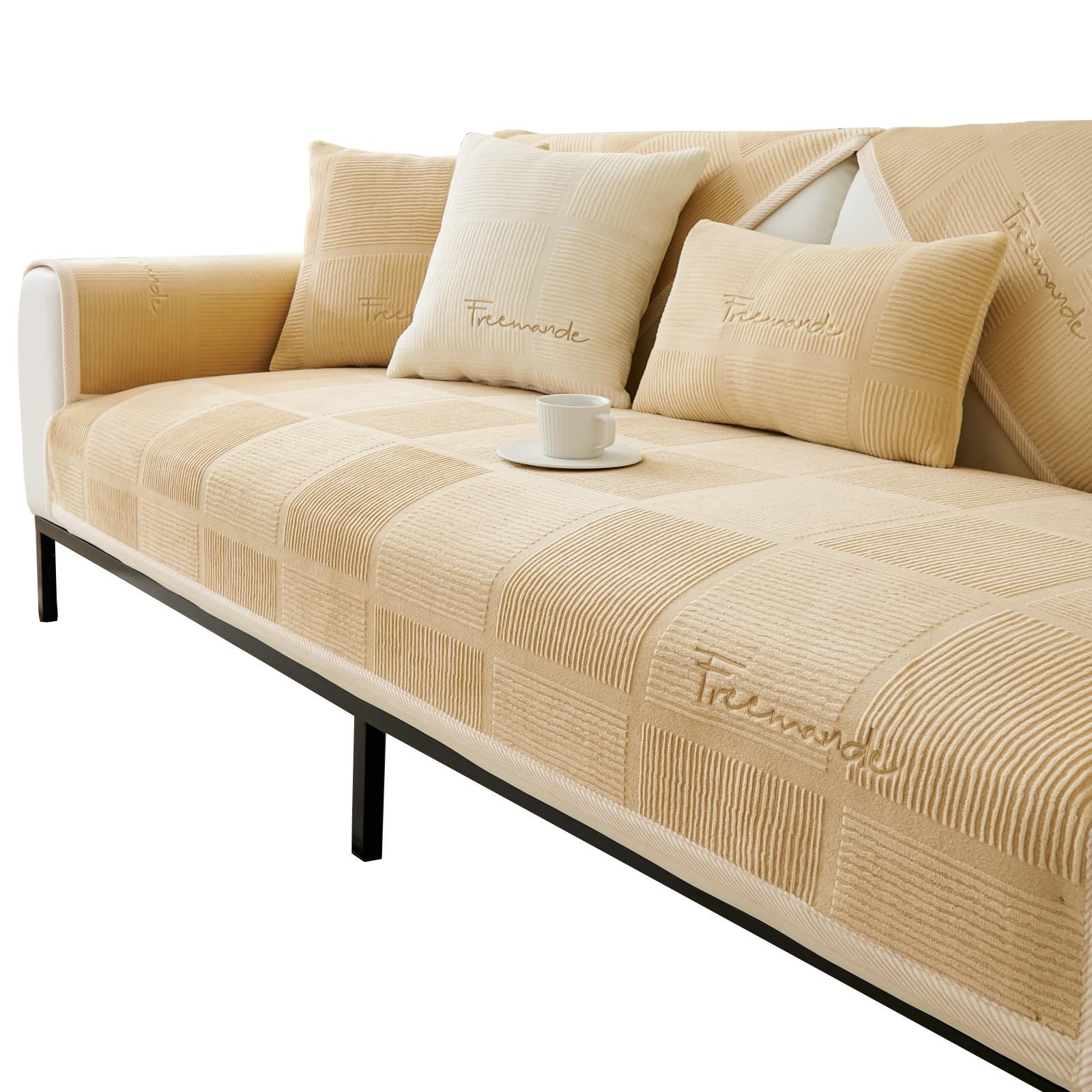 Agger Sofaschoner Couch Überzug, Sofa-Schutzhülle 1/2/3/4 Sitzer L Form Sof günstig online kaufen