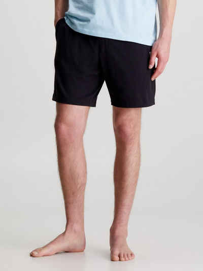 Calvin Klein Underwear Pyjamahose SLEEP SHORT mit Eingrifftaschen, Kordel am Bund, Calvin Klein Logo-Badge