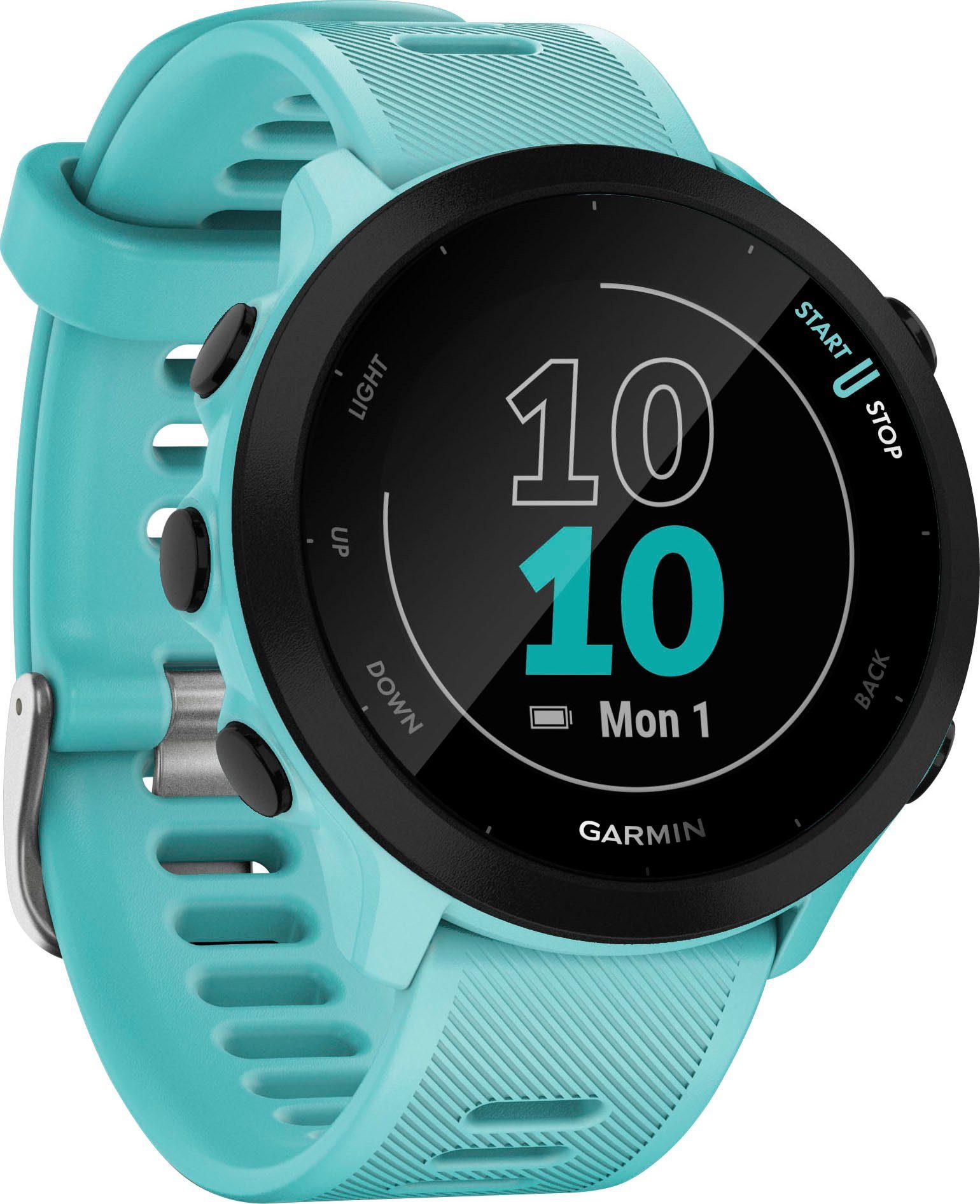 Garmin FORERUNNER 55 Multisport- Smartwatch (2,64 cm/1,04 Zoll, Garmin), GPS-Laufuhr