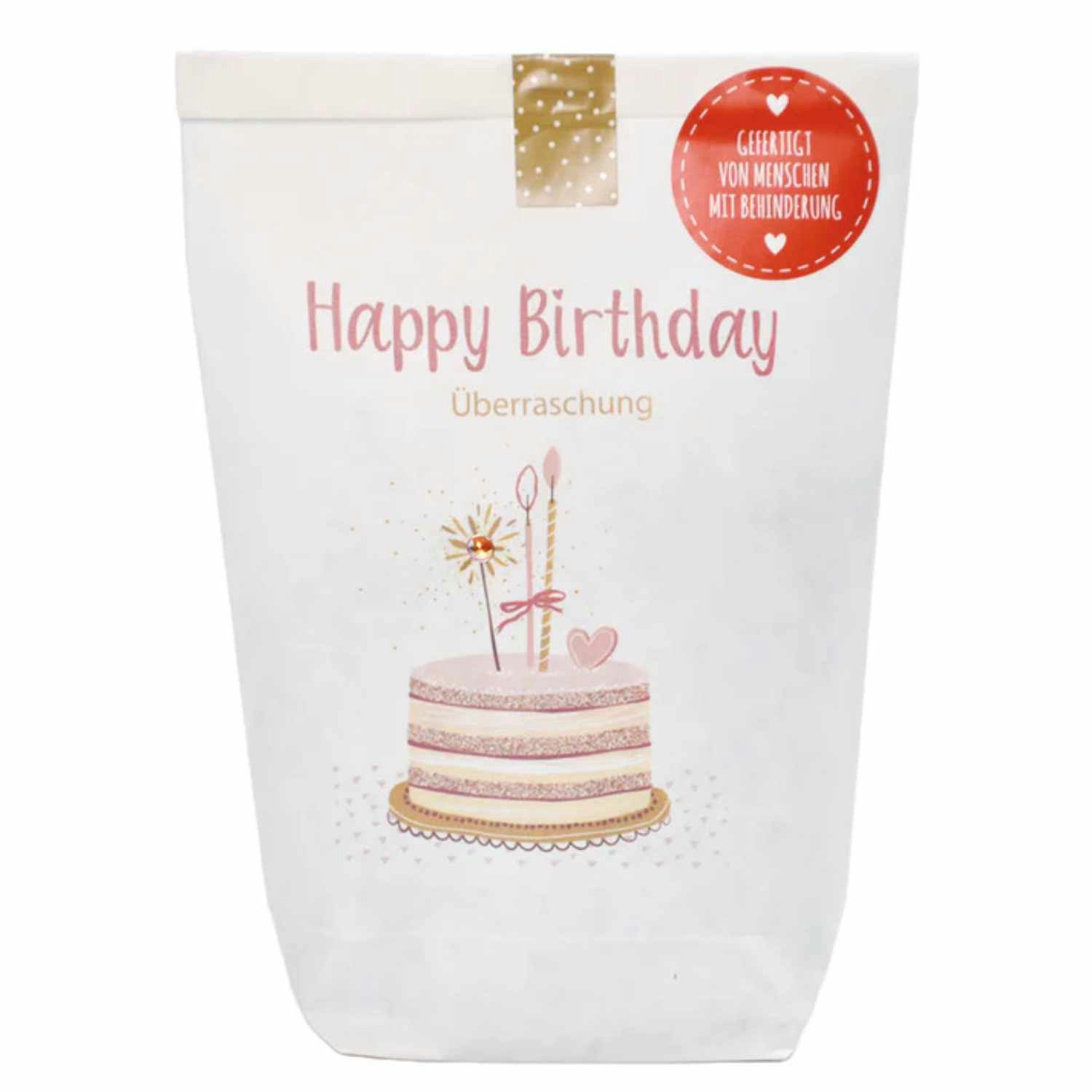Wundertüte Happy Birthday Wundertüte Geburtstagskerzen