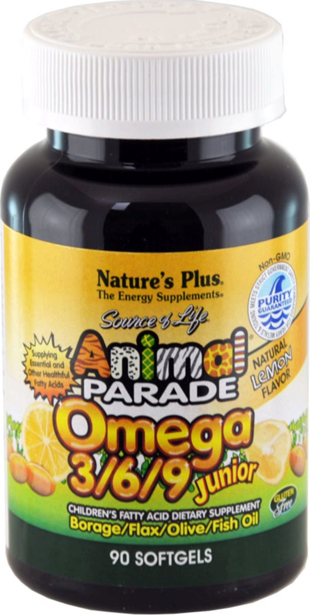 Natures Plus Natures Plus Animal Parade Omega 3-6-9 Junior – 90 Softgels Tabletten