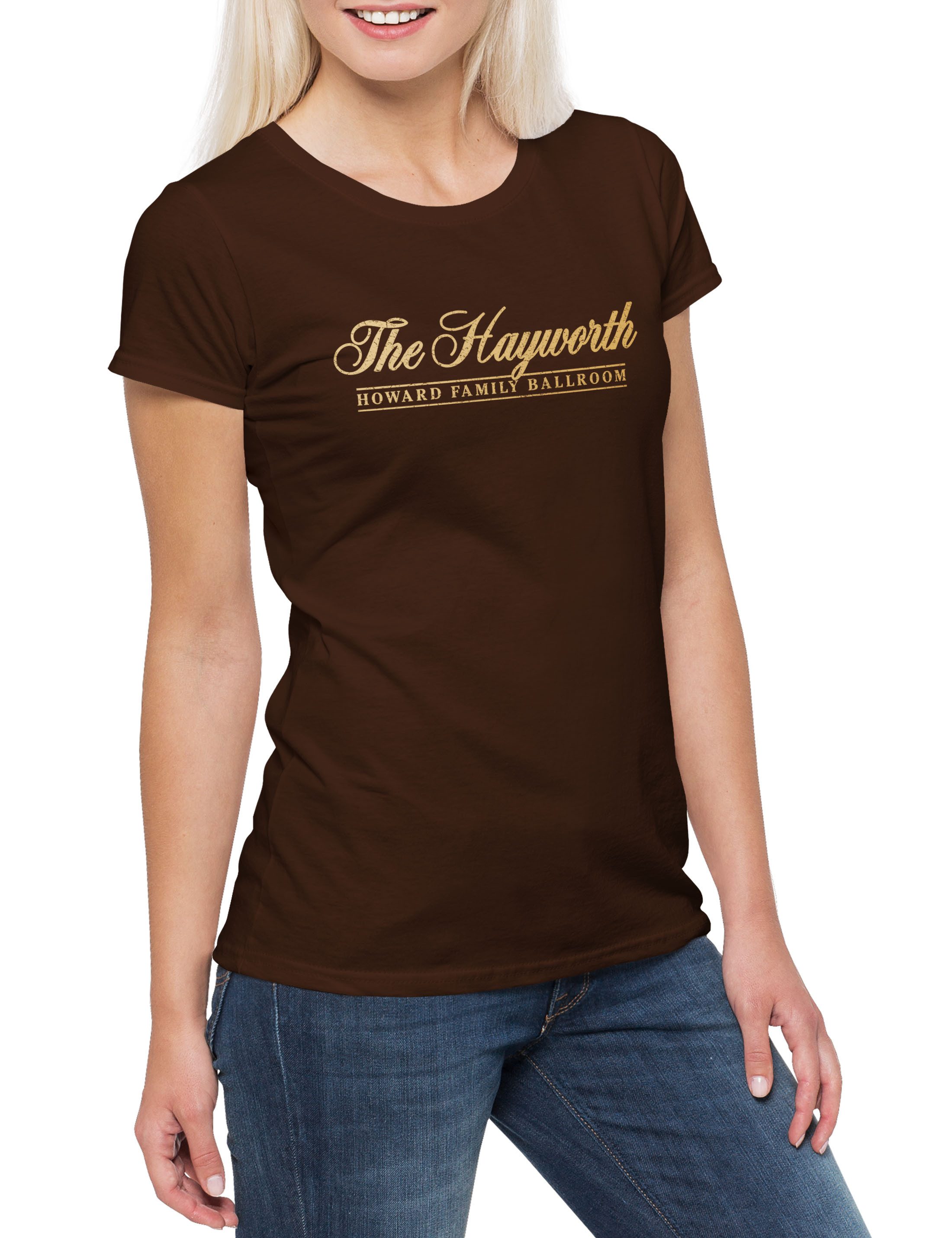 Print-Shirt The Hayworth Damen T-Shirt Glow Series Wrestling Movie Film Regisseur