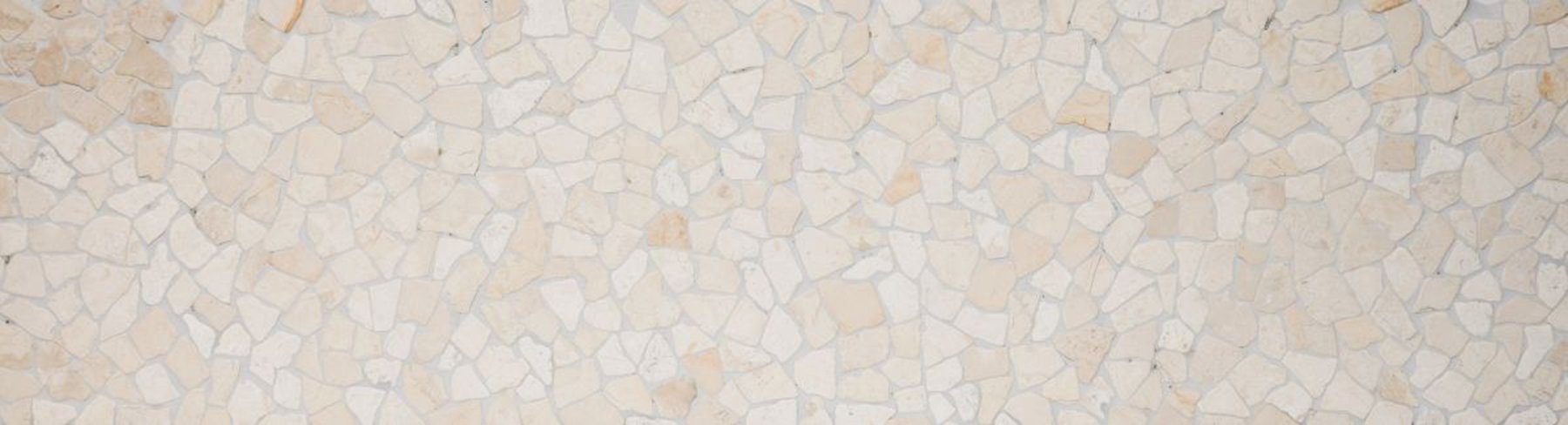 Mosani / Bruch matt Matten 10 Bodenfliese Mosaikfliesen Marmormosaik hellbeige