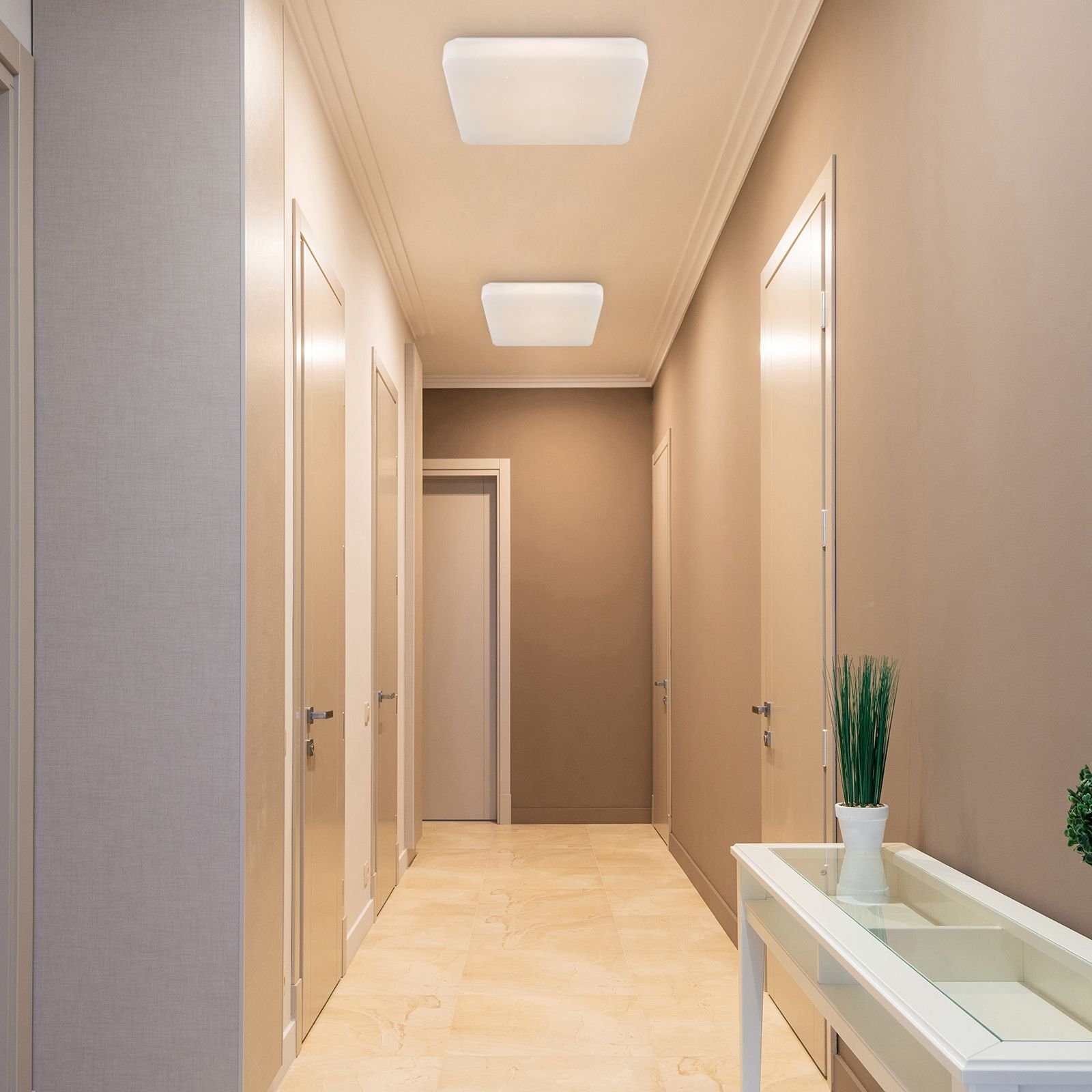 Globo Deckenleuchte GLOBO Deckenleuchte Wohnzimmer Deckenlampe Schlafzimmer Küche LED
