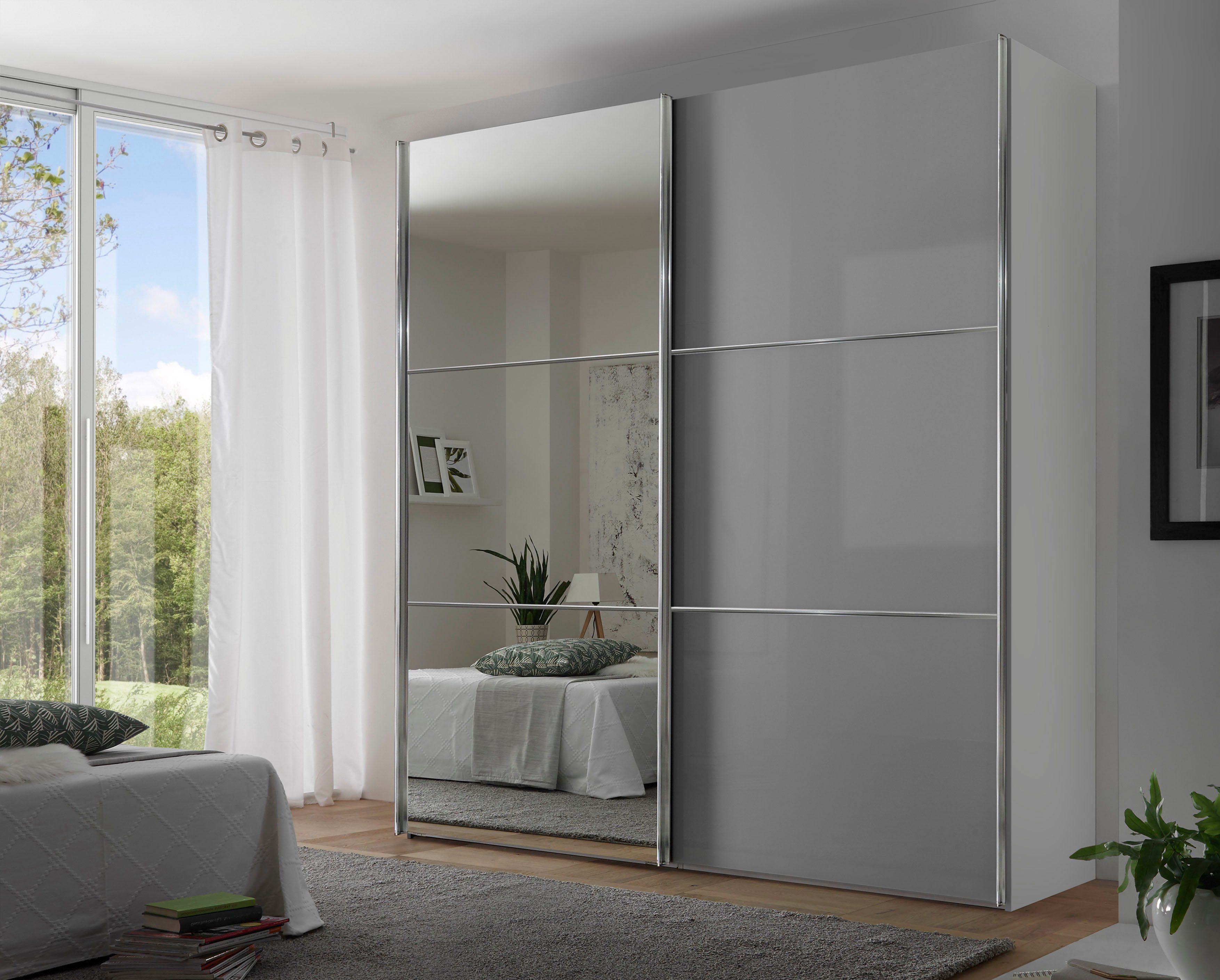 STAUD Schwebetürenschrank Includo Glas, Made in Germany