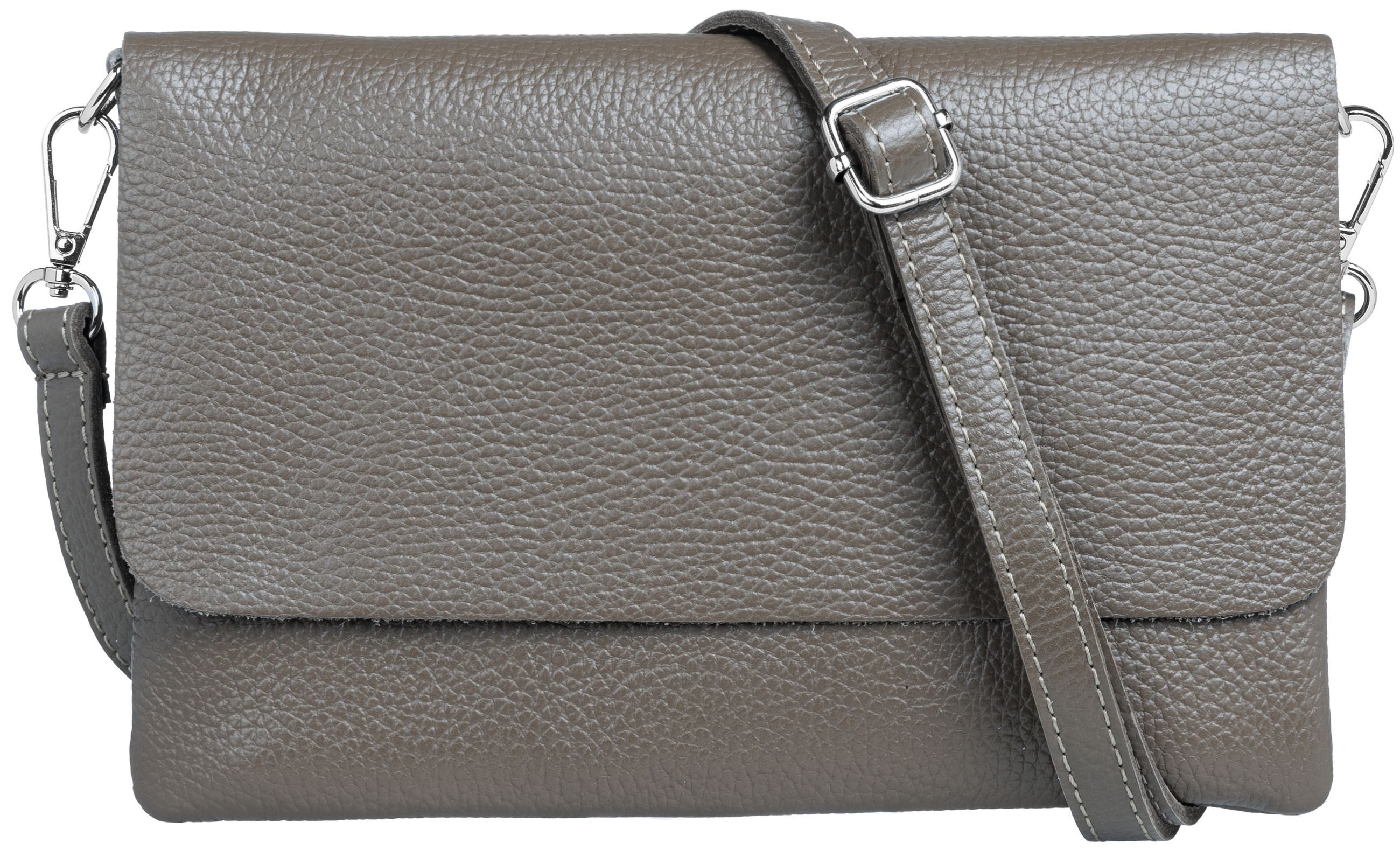 Clutch Abendtasche Damen Leder Handtasche - CLASSIC LINE - Modell No.835