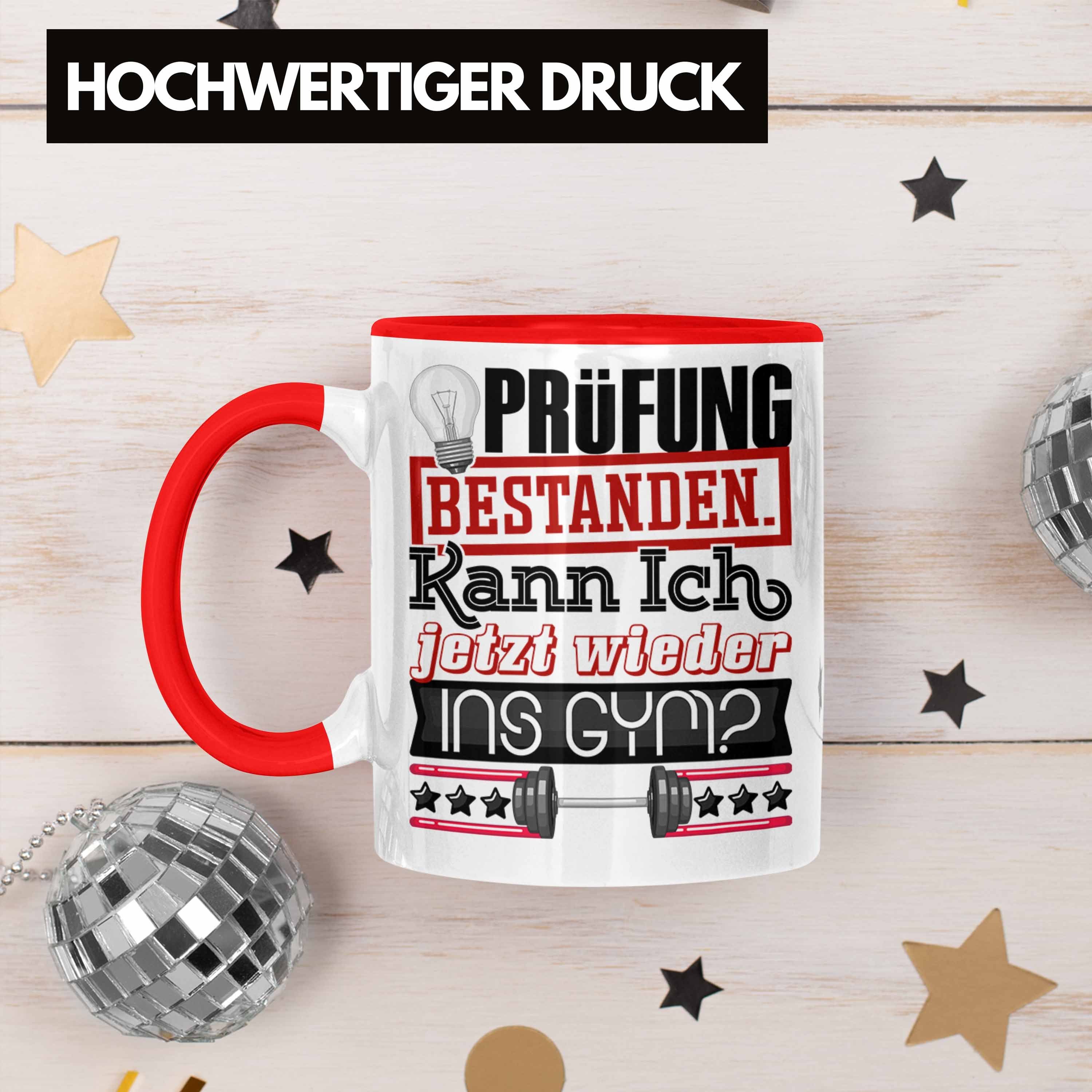 Prüfung Tasse Besta Studium Geschenk Rot Prüfung Bachelor Master Bestanden Tasse Trendation