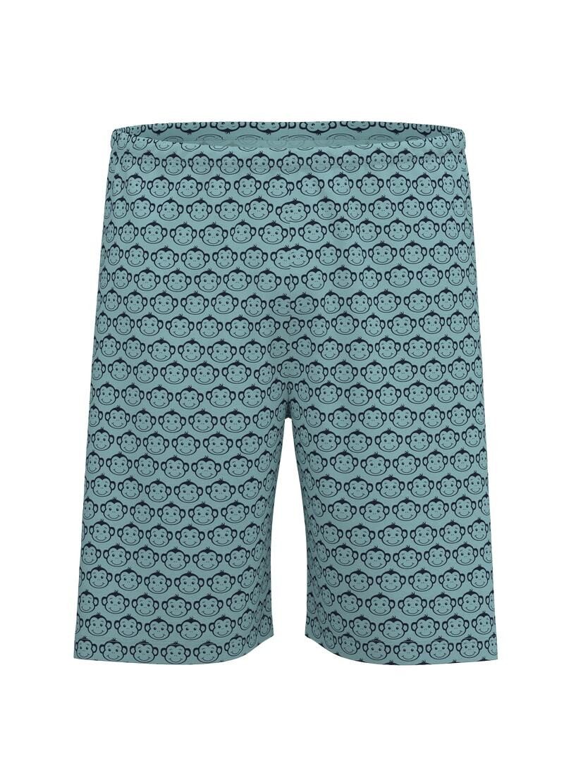 Trigema Bermudas TRIGEMA Pyjama Shorts mit Allover-Muster "Äffchen" (1-tlg) günstig online kaufen