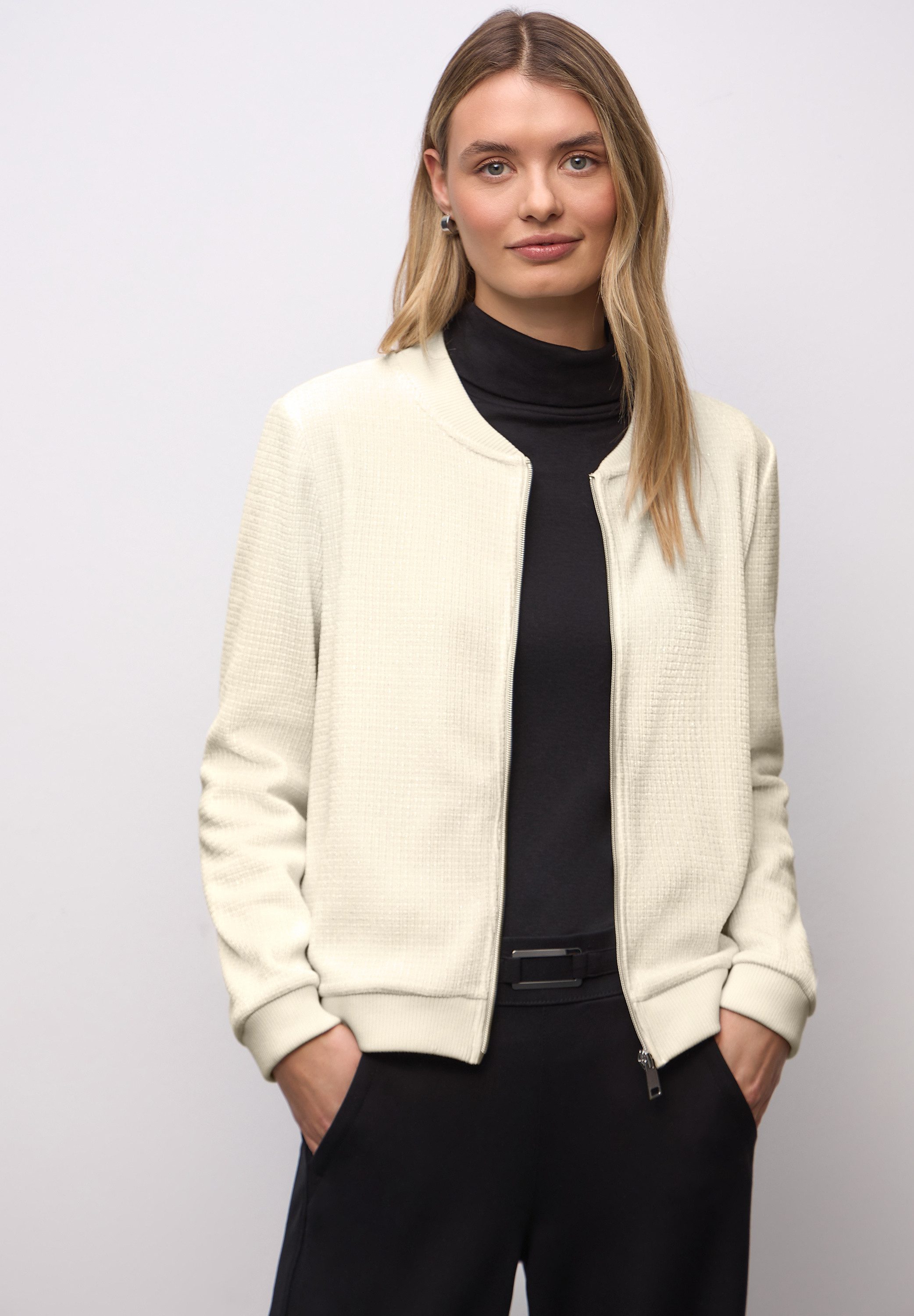 STREET ONE Cardigan mit Struktur-Muster