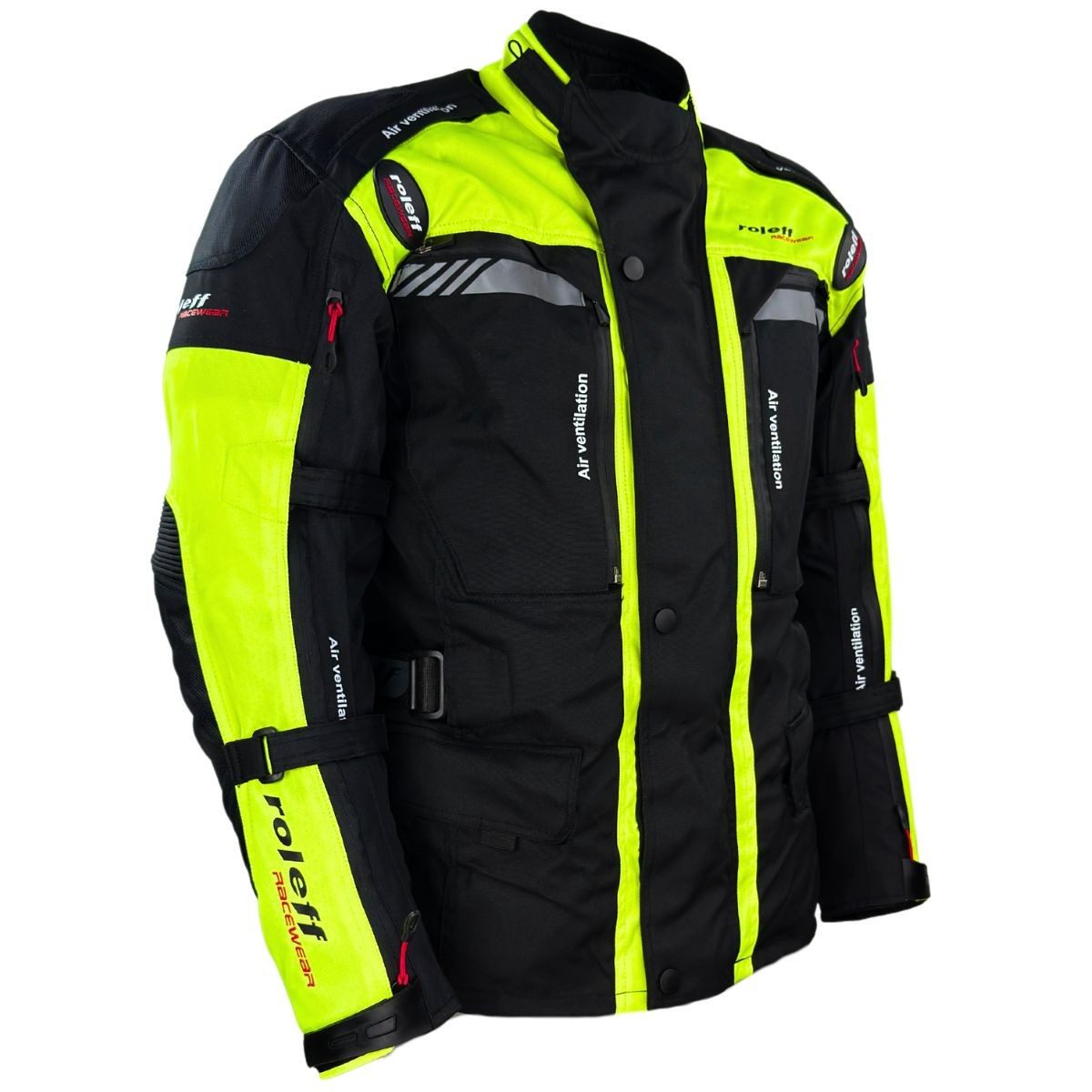 roleff Motorradjacke RO1123 Endurojacke - Robuste Offroad-Jacke mit Protektoren & Belüftung auch in großen Größen, in verschiedenen Farben erhältlich – Bild 4 von 5