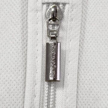 Lubgitsr Kleidersack Brautkleidhülle Kleidersack Schutzhülle Durchsichtig Weiß 180x80cm (1 St)
