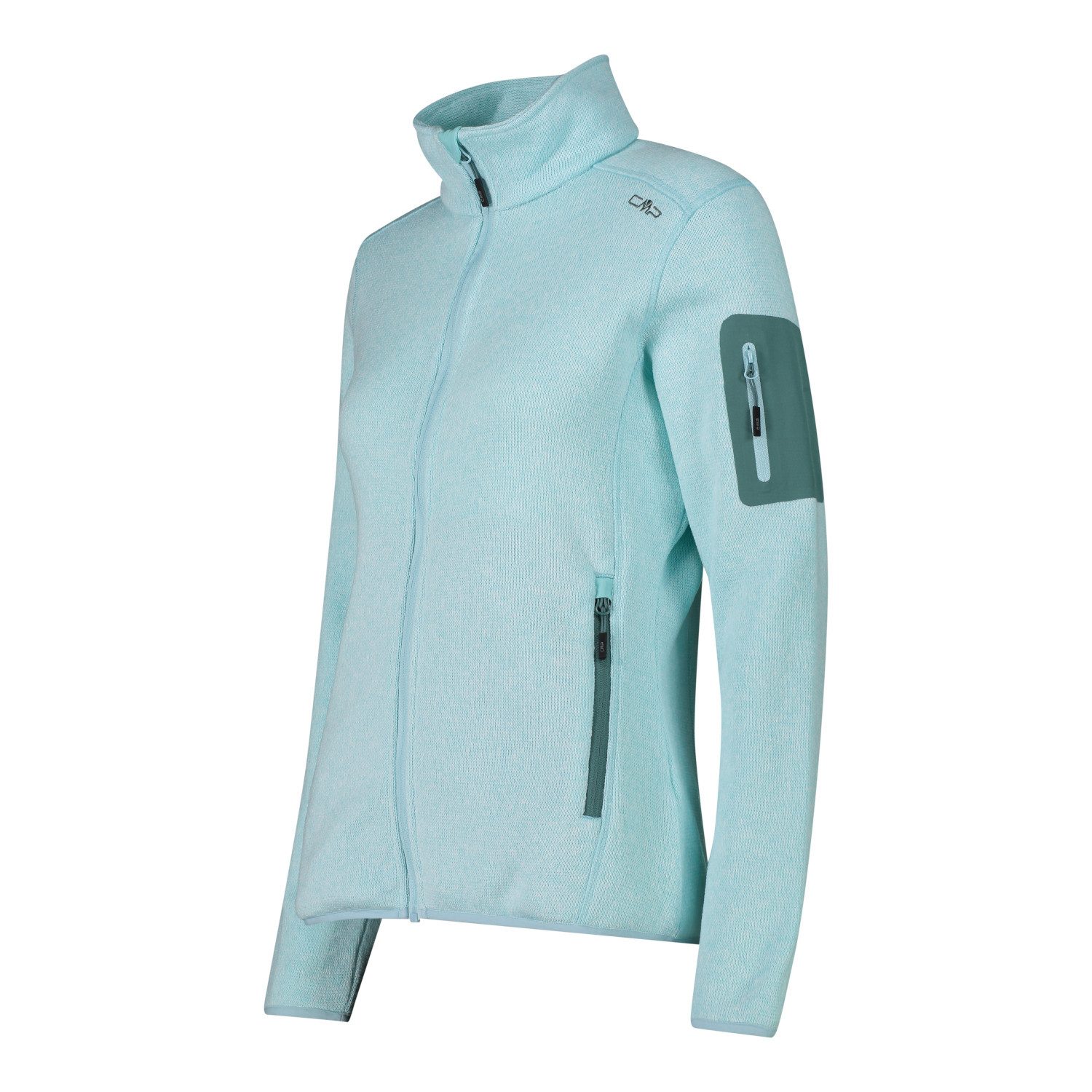 CMP Fleecejacke CMP Damen Jacke Knitted Melange Fleece Jacket 3H14746