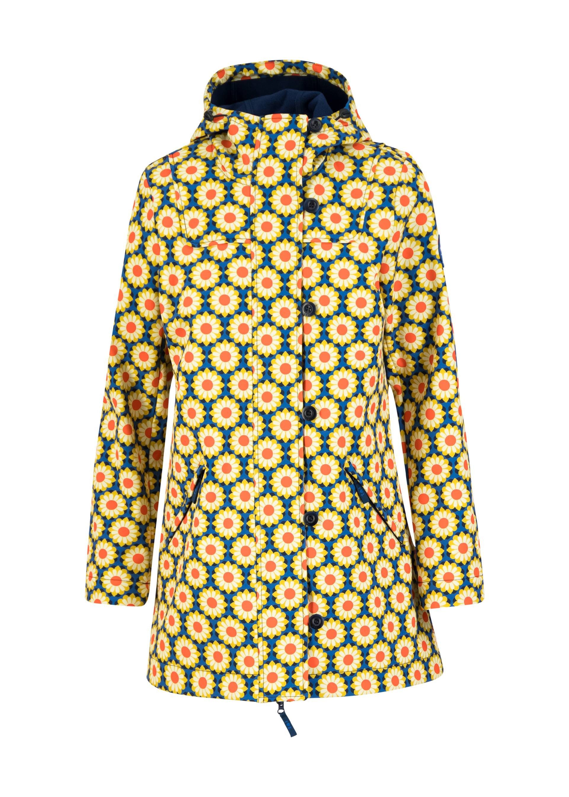 Blutsgeschwister Softshelljacke - Damen Softshelljacke wasserdicht - gefütterte Outdoorjacke mit Kapuz