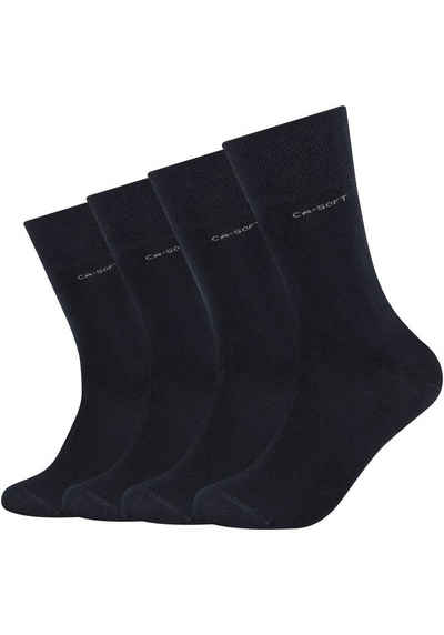 Camano Socken (Packung, 4-Paar) Mit verstärktem Fersen- und Zehenbereich